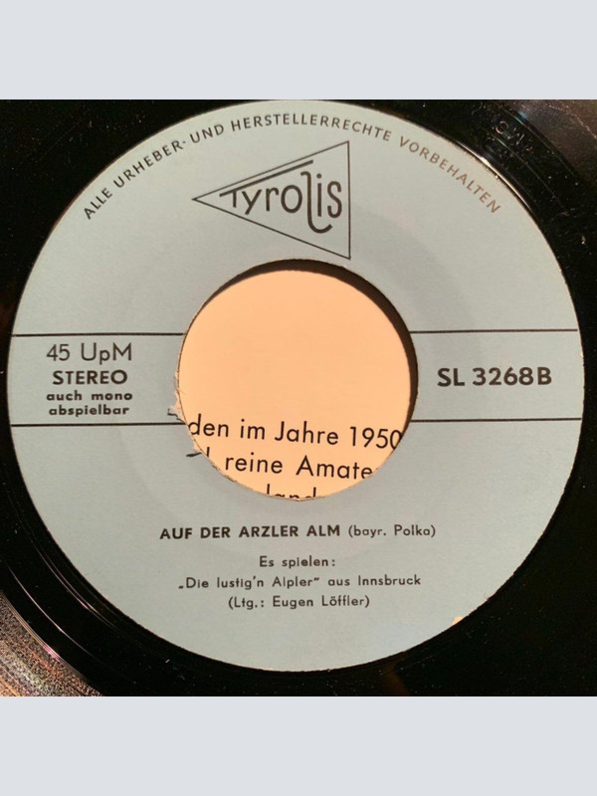 Vinyl / Die Lustigen Alpler - Lustiger Tirol