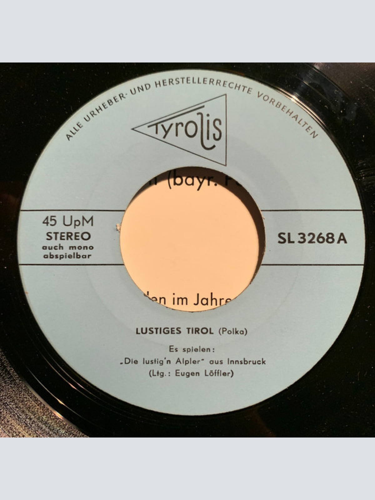 Vinyl / Die Lustigen Alpler - Lustiger Tirol
