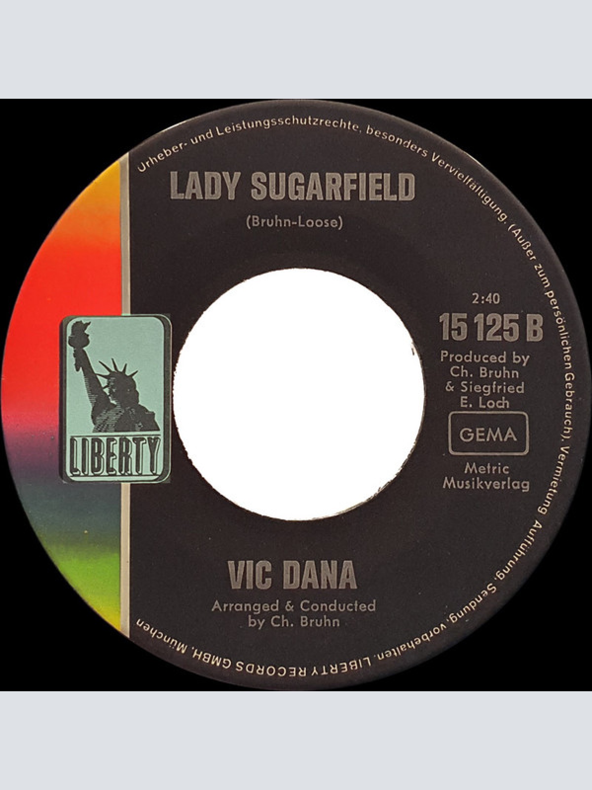 Vinyl / Vic Dana - Lady Sugarfield