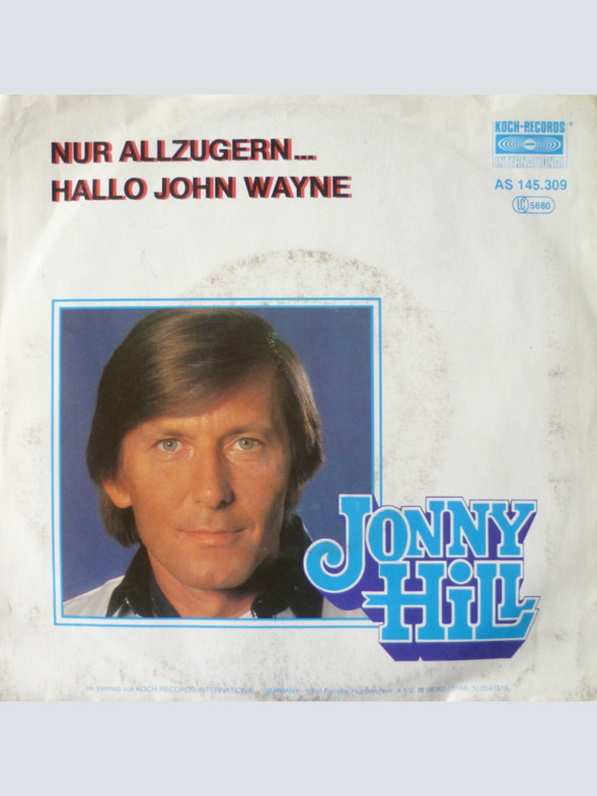 Vinyl / Jonny Hill - Nur Allzugern