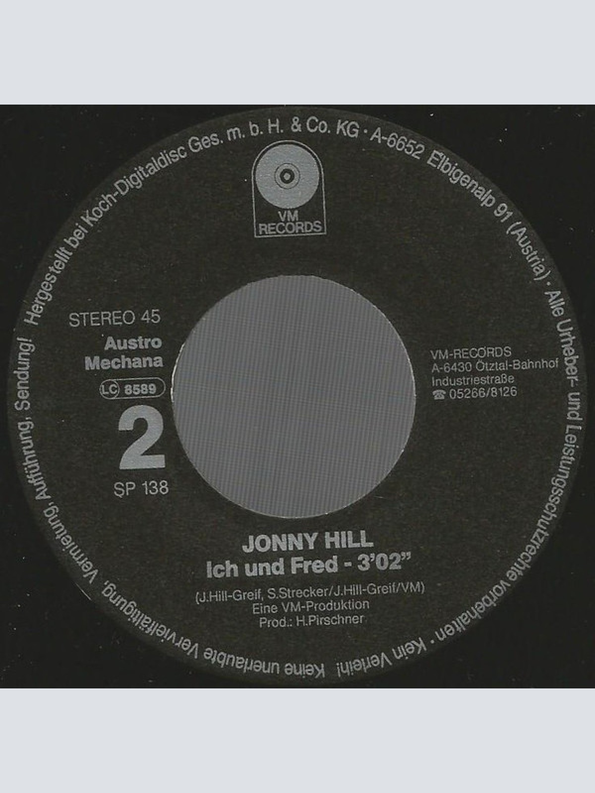 Vinyl / Jonny Hill - Deine Augen