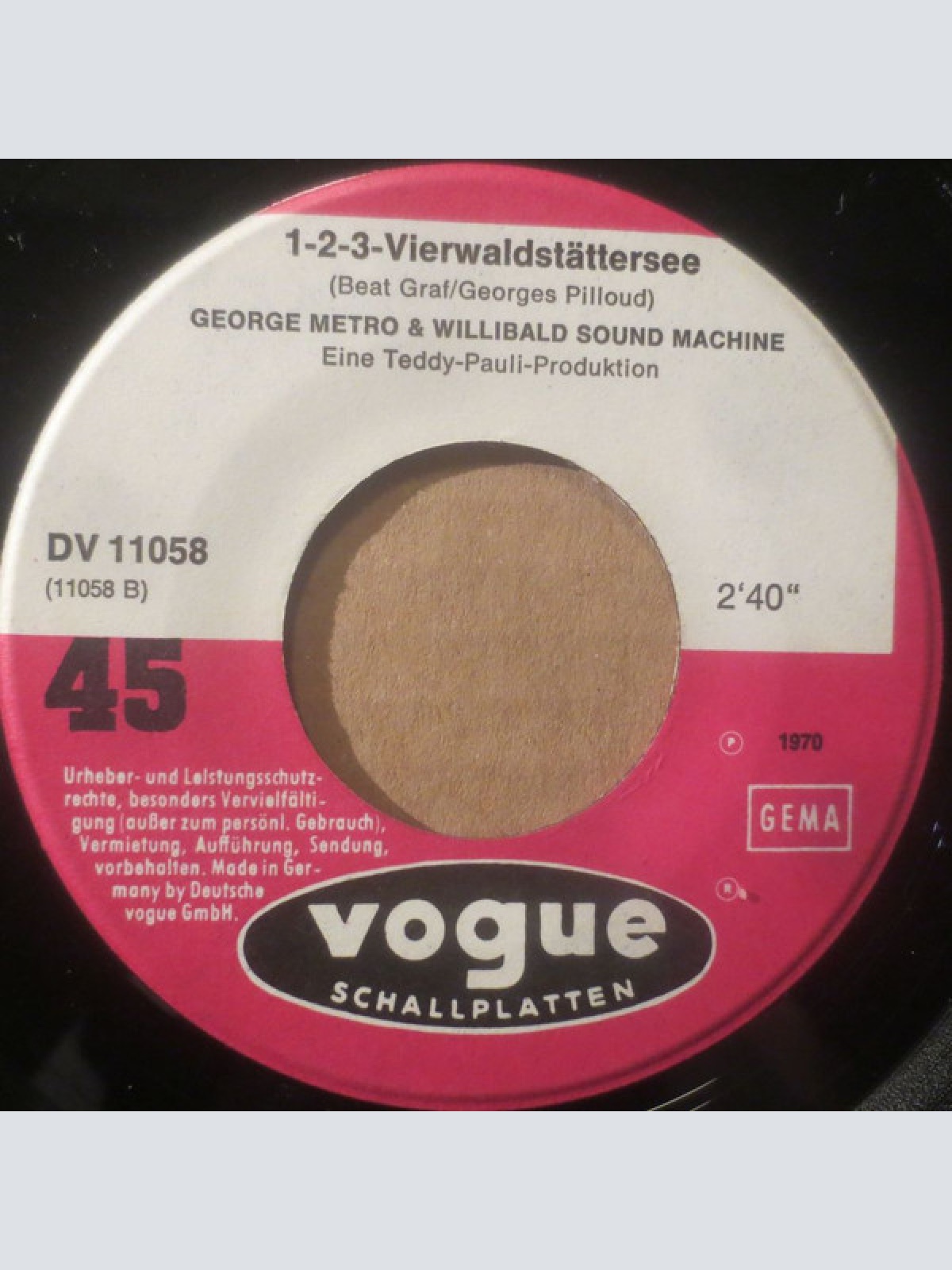 Vinyl / George Metro & Willybald Sound Machine - Sännechäppli