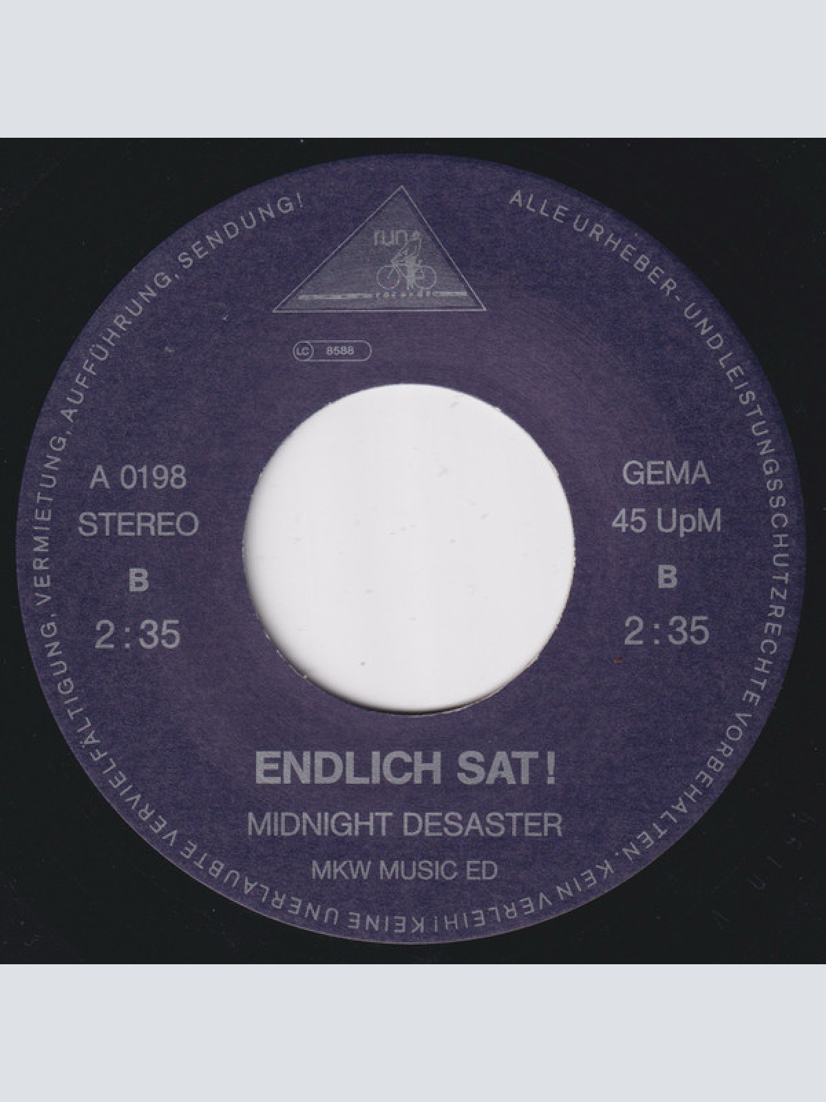 Vinyl / Midnight Desaster - Sommerschnorrer II