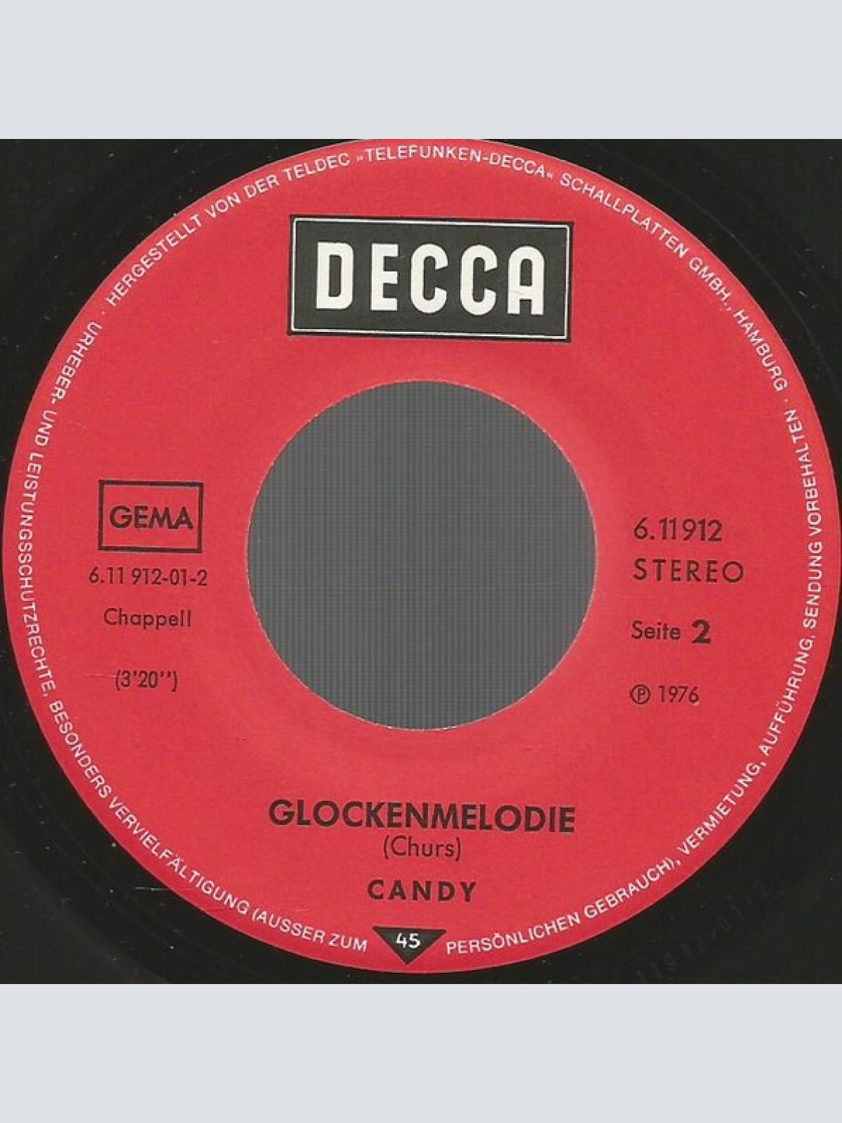 Vinyl / Candy (45) - Schön War Dieser Tag