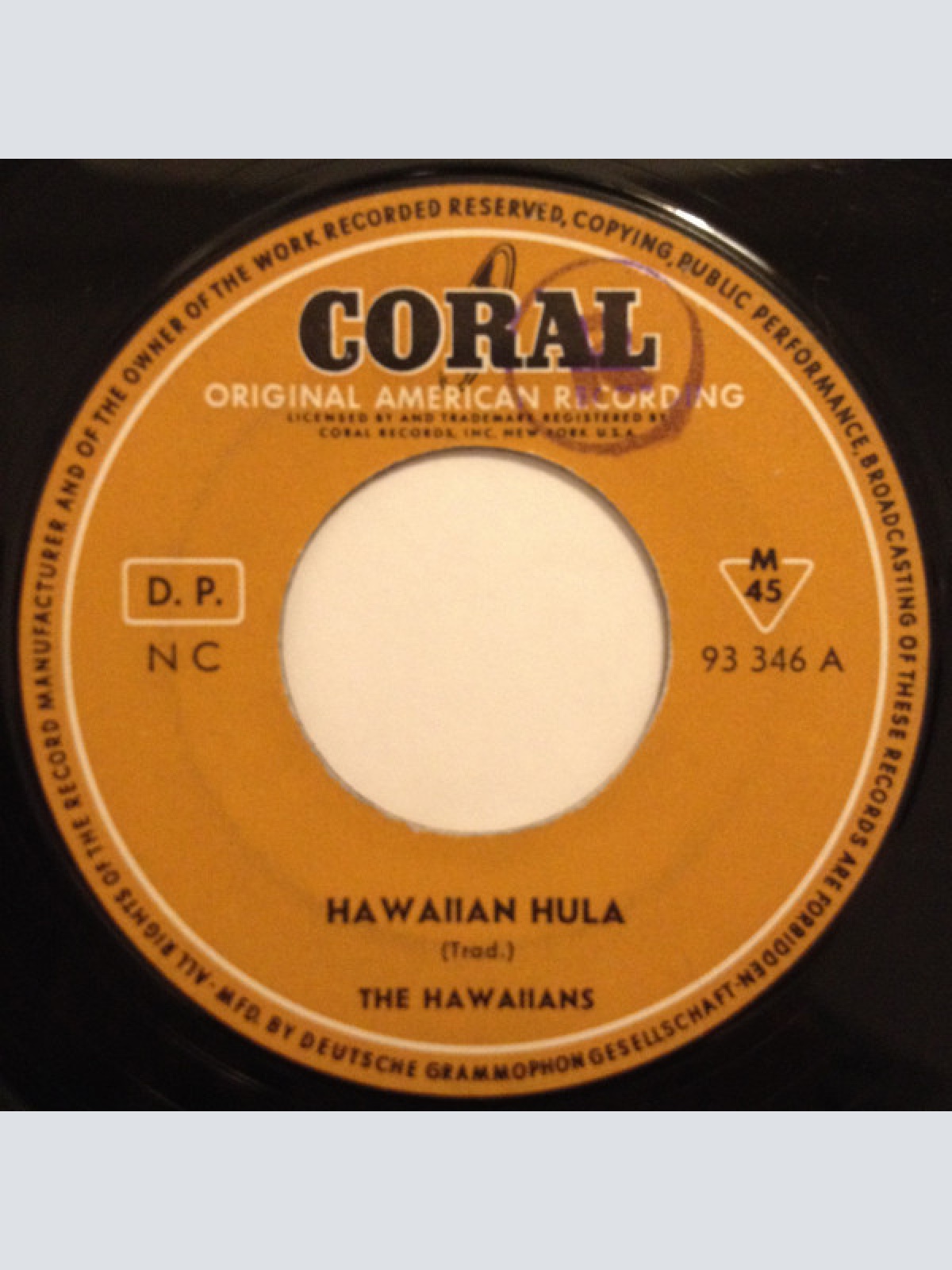 Vinyl / The Hawaiians* - Hawaiian Hula