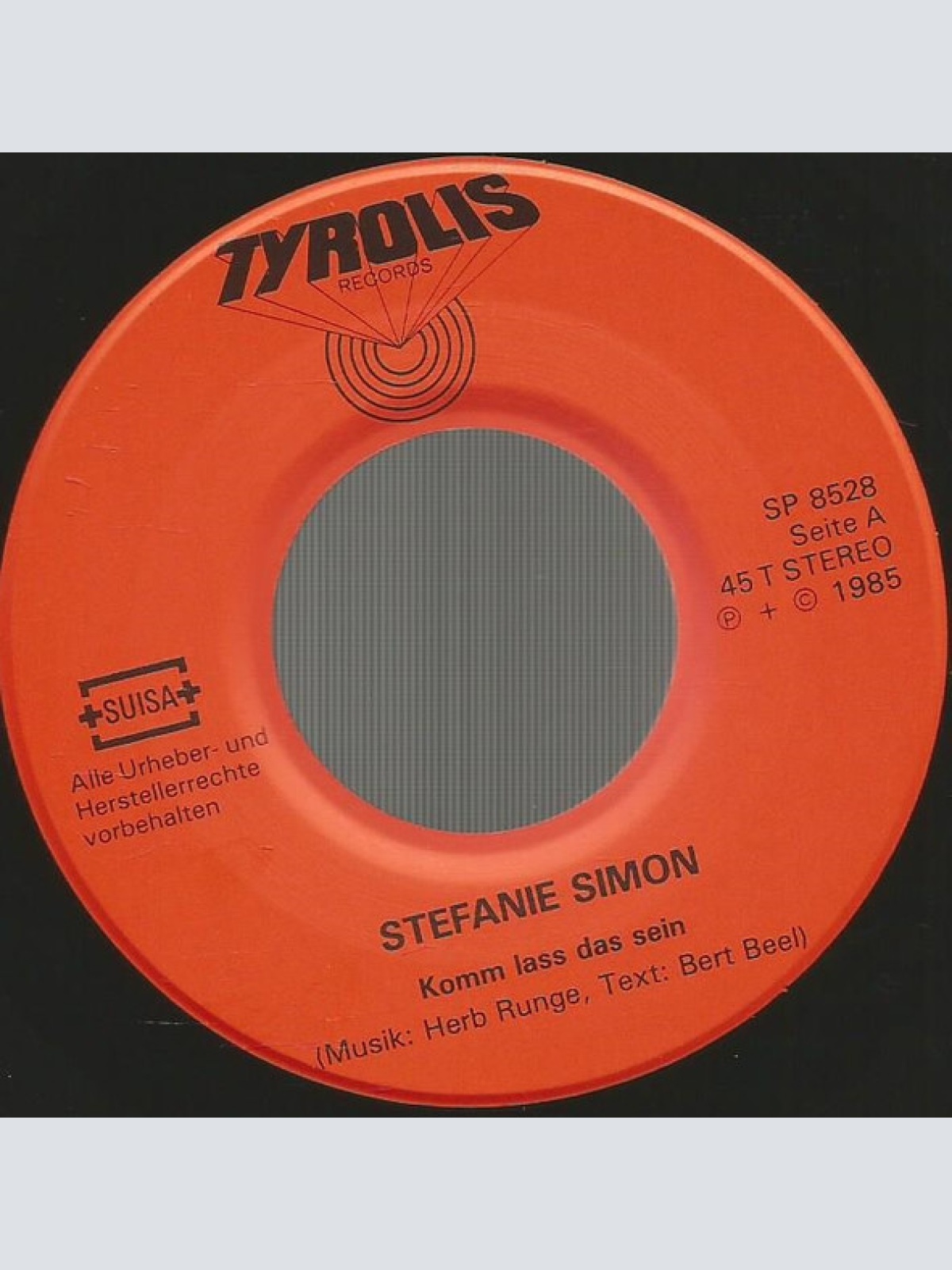 Vinyl / Stefanie Simon - Komm Lass Das Sein