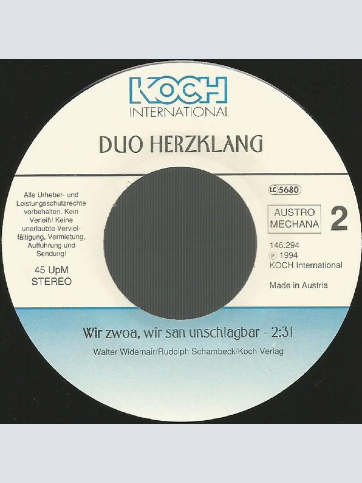 Vinyl / Duo Herzklang - Die Brücke Von Santa Verena