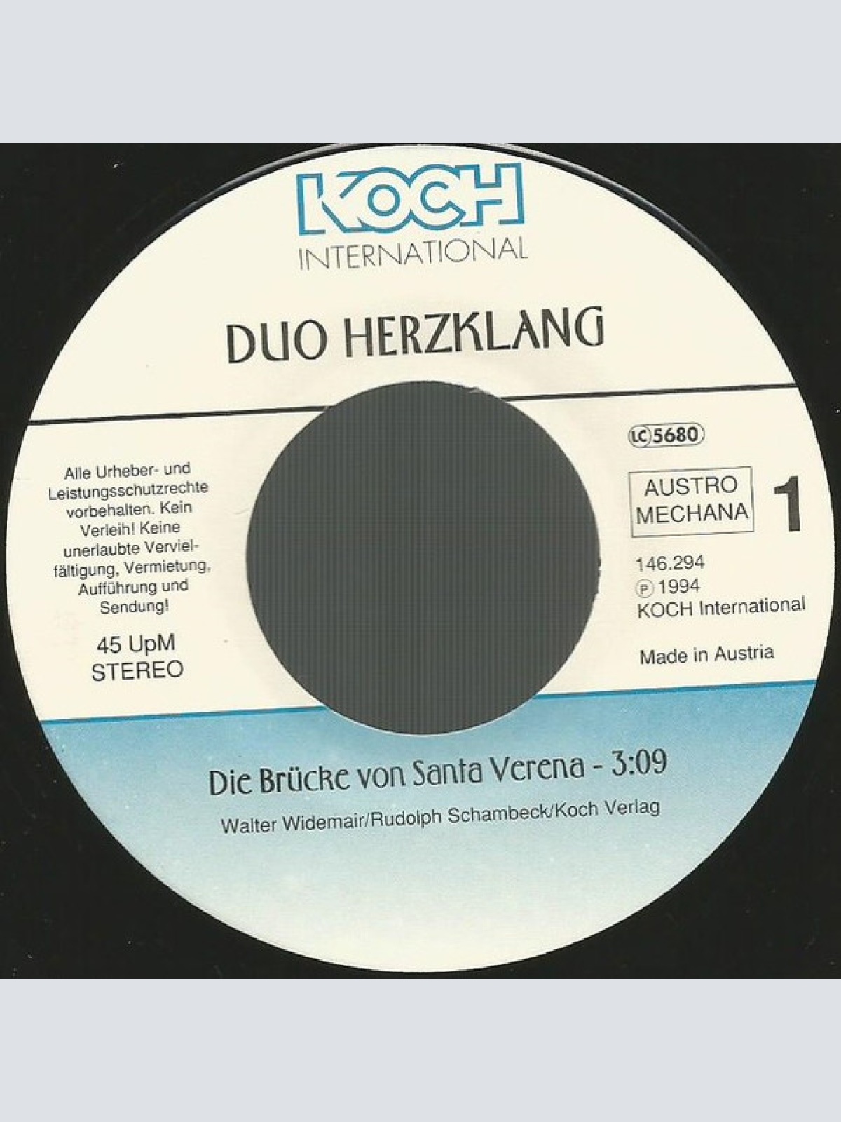 Vinyl / Duo Herzklang - Die Brücke Von Santa Verena