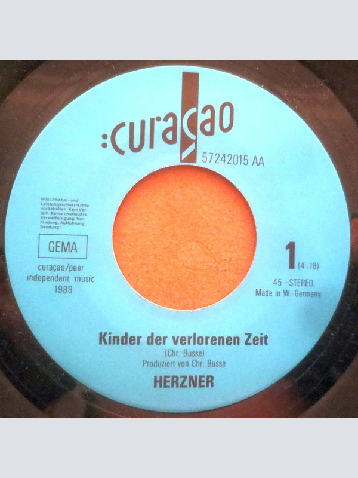 Vinyl / Herzner* - Kinder Der Verlorenen Zeit