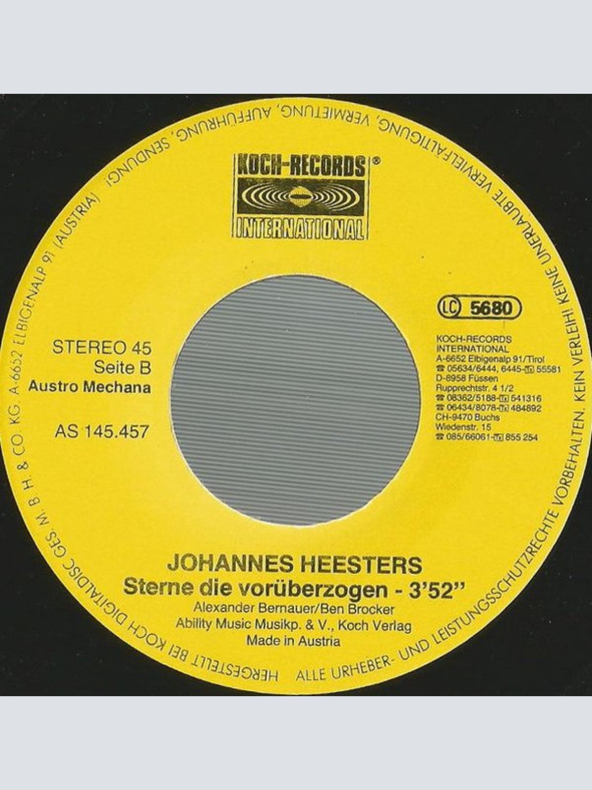 Vinyl / Johannes Heesters - Rosen Im Winter