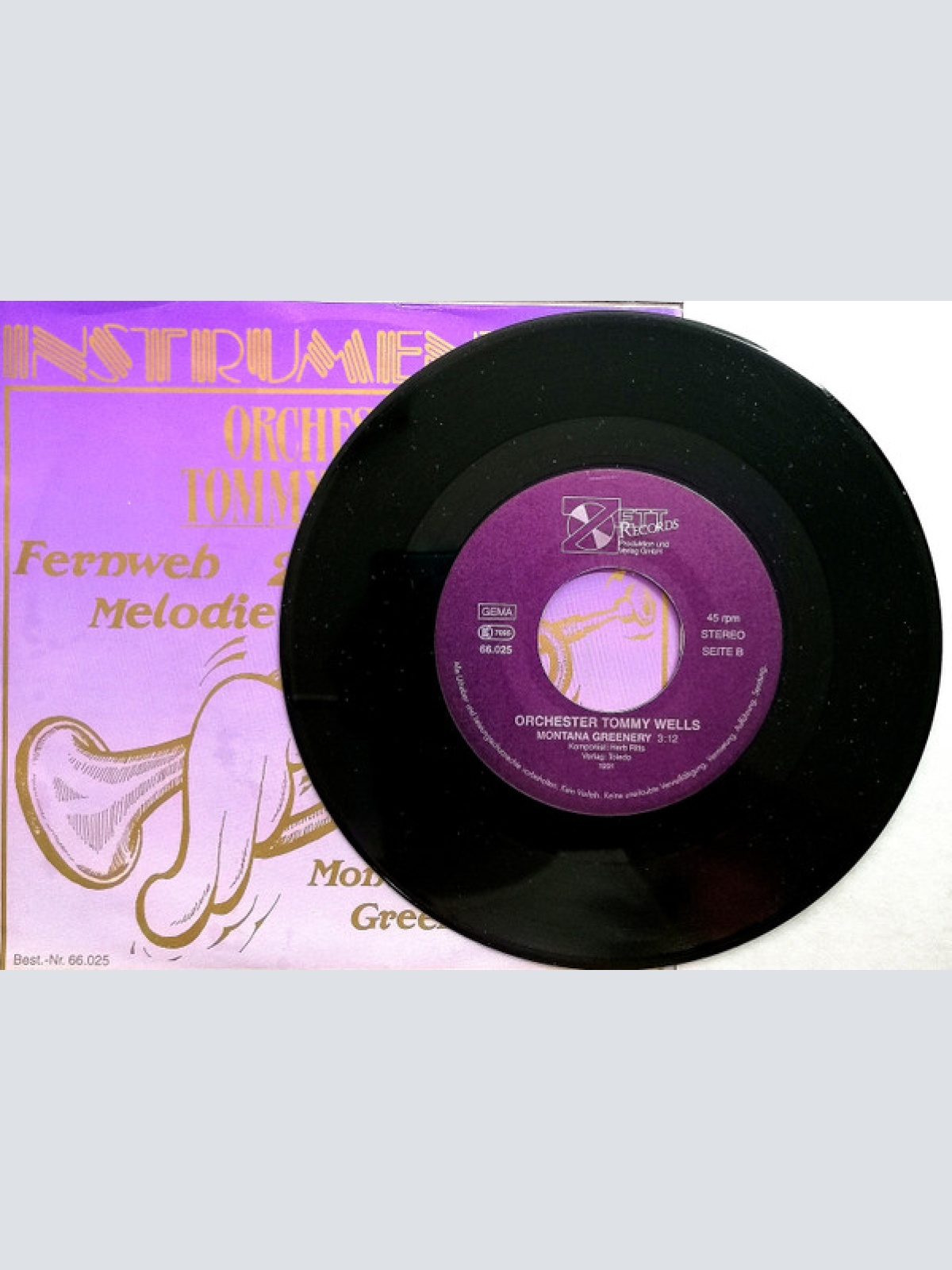 Vinyl / Orchester Tommy Wells - Fernweh Melodie