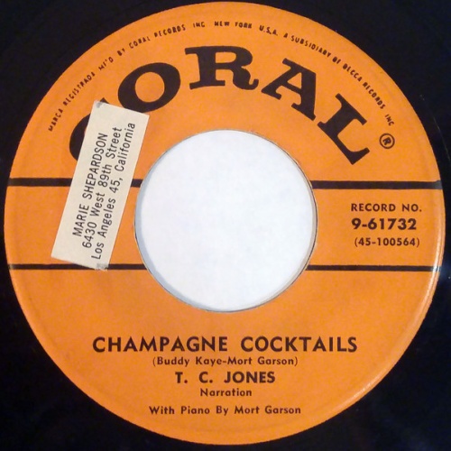 Vinyl / T. C. Jones - Champagne Cocktails / Sunless Sunday