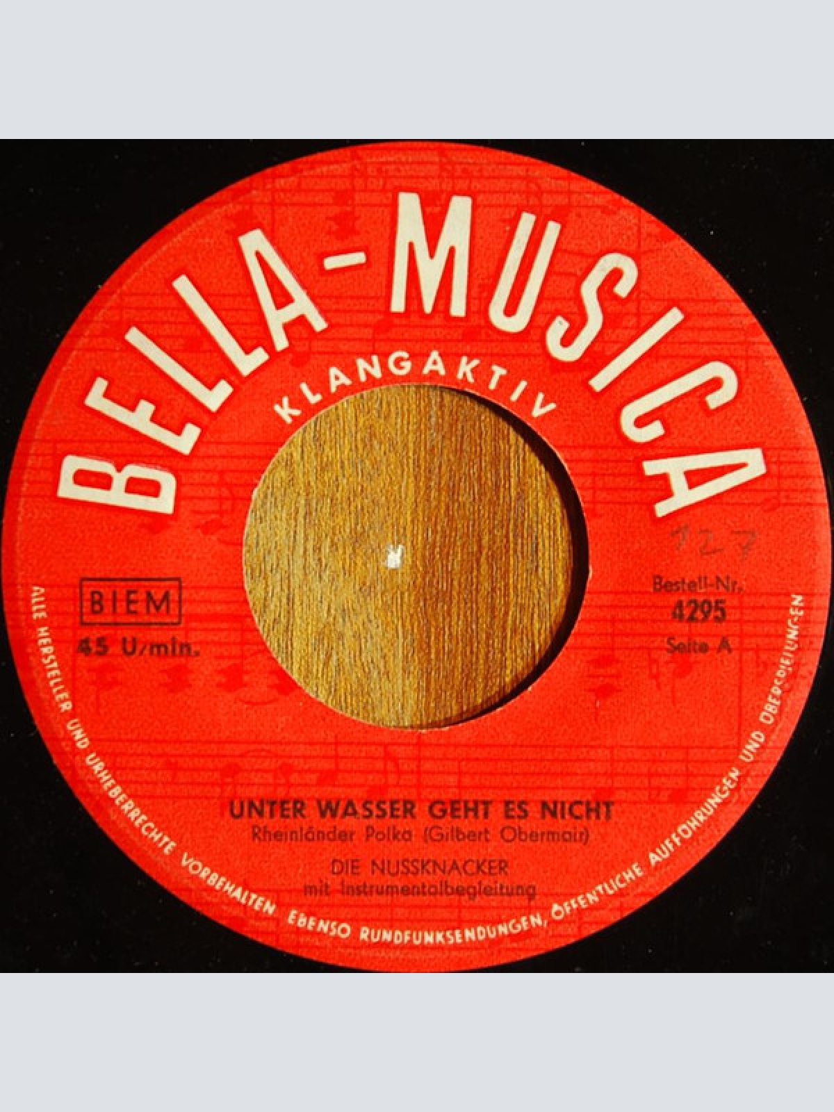 Vinyl / Die Nussknacker - Unter Wasser Geht Es Nicht / Das Alte Knusperhäuschen