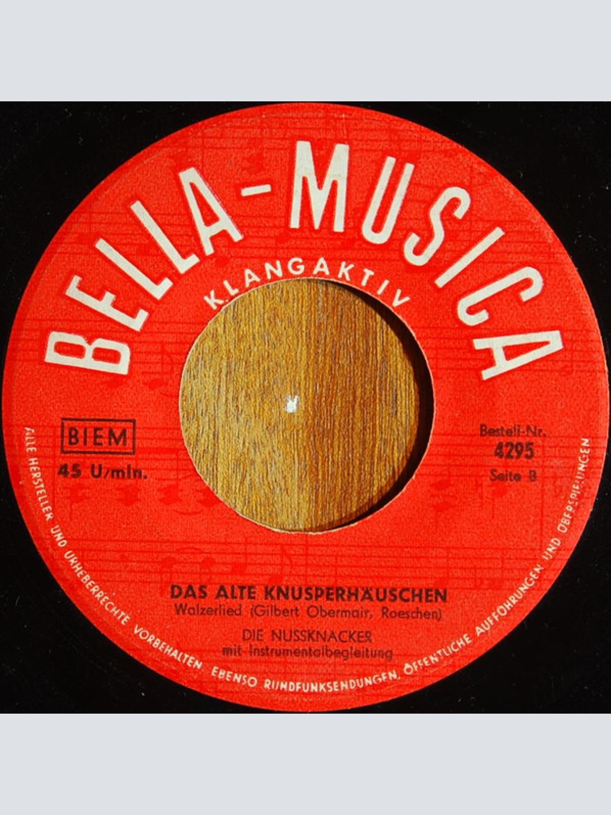 Vinyl / Die Nussknacker - Unter Wasser Geht Es Nicht / Das Alte Knusperhäuschen