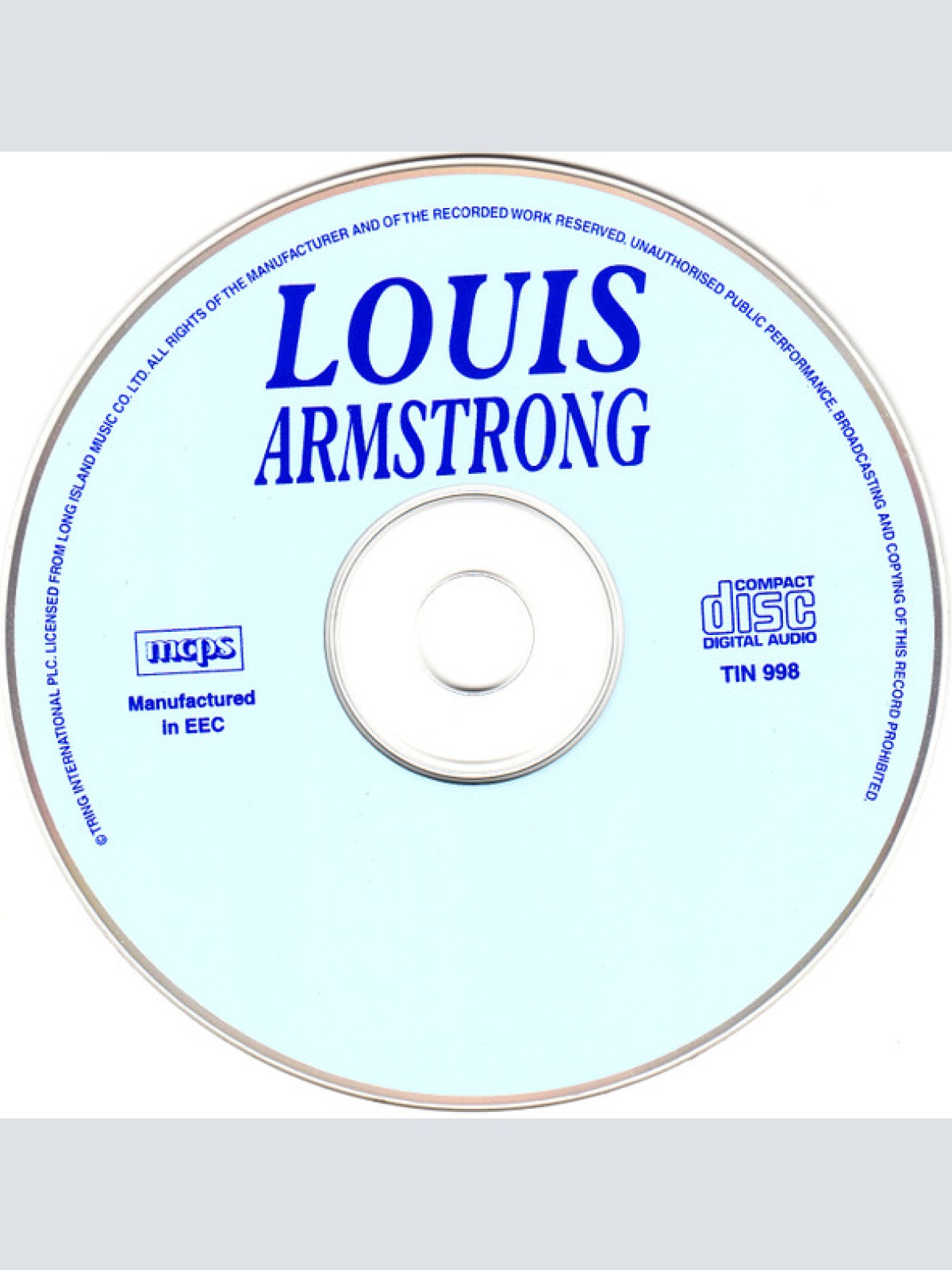 CD / Louis Armstrong - See You Later...
