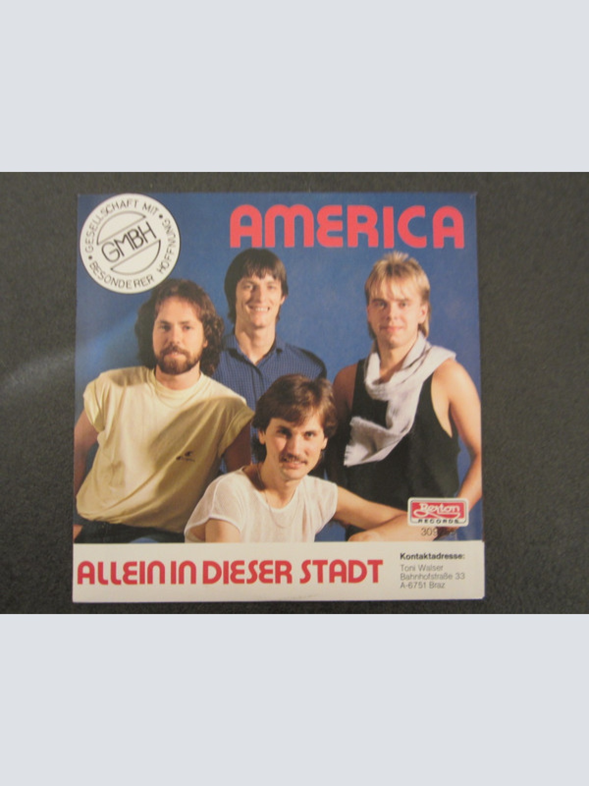 Vinyl / Gesellschaft Mit Besonderer Hoffnung GMBH* - America