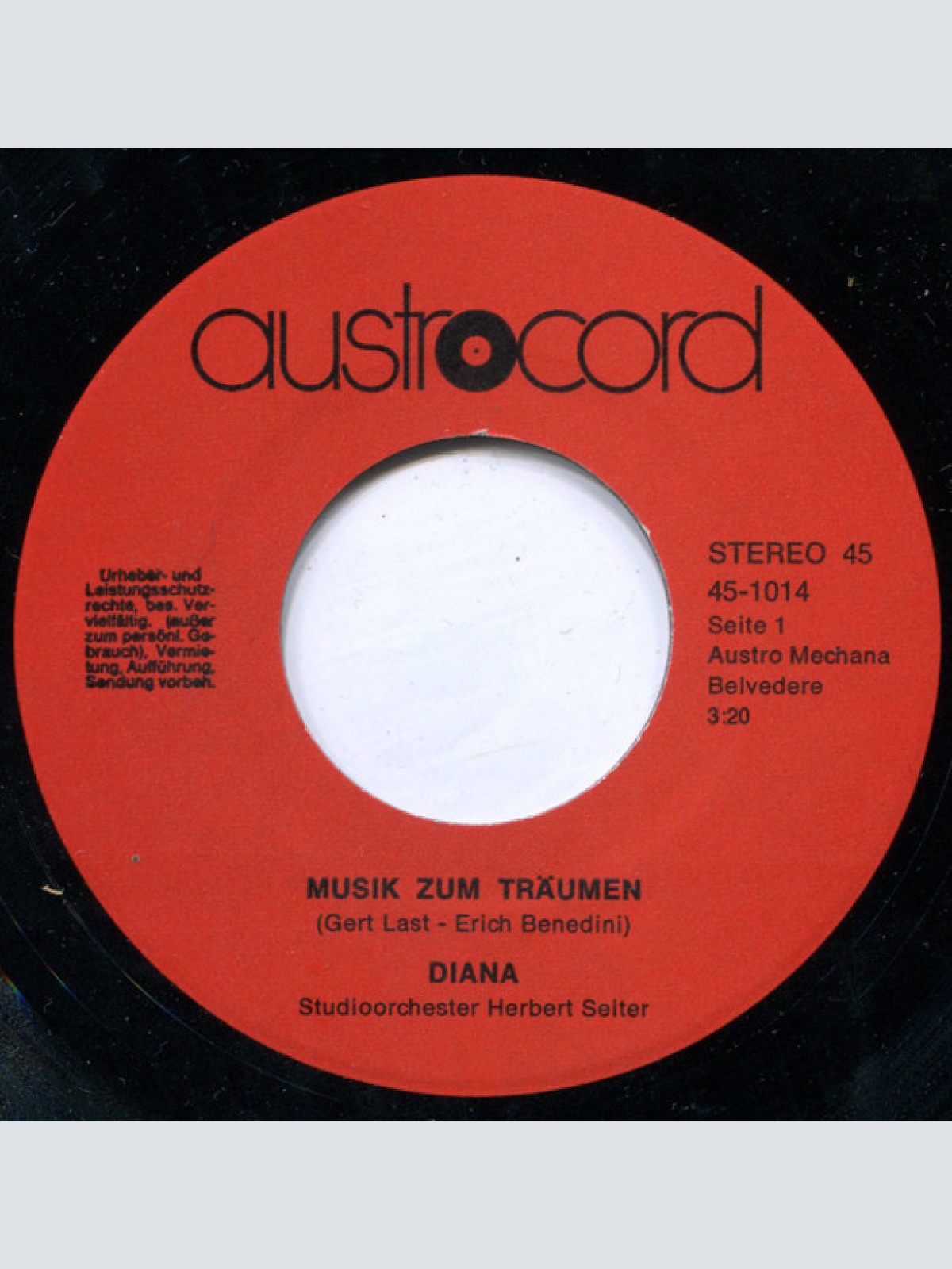 Vinyl / Diana* - Musik Zum Träumen