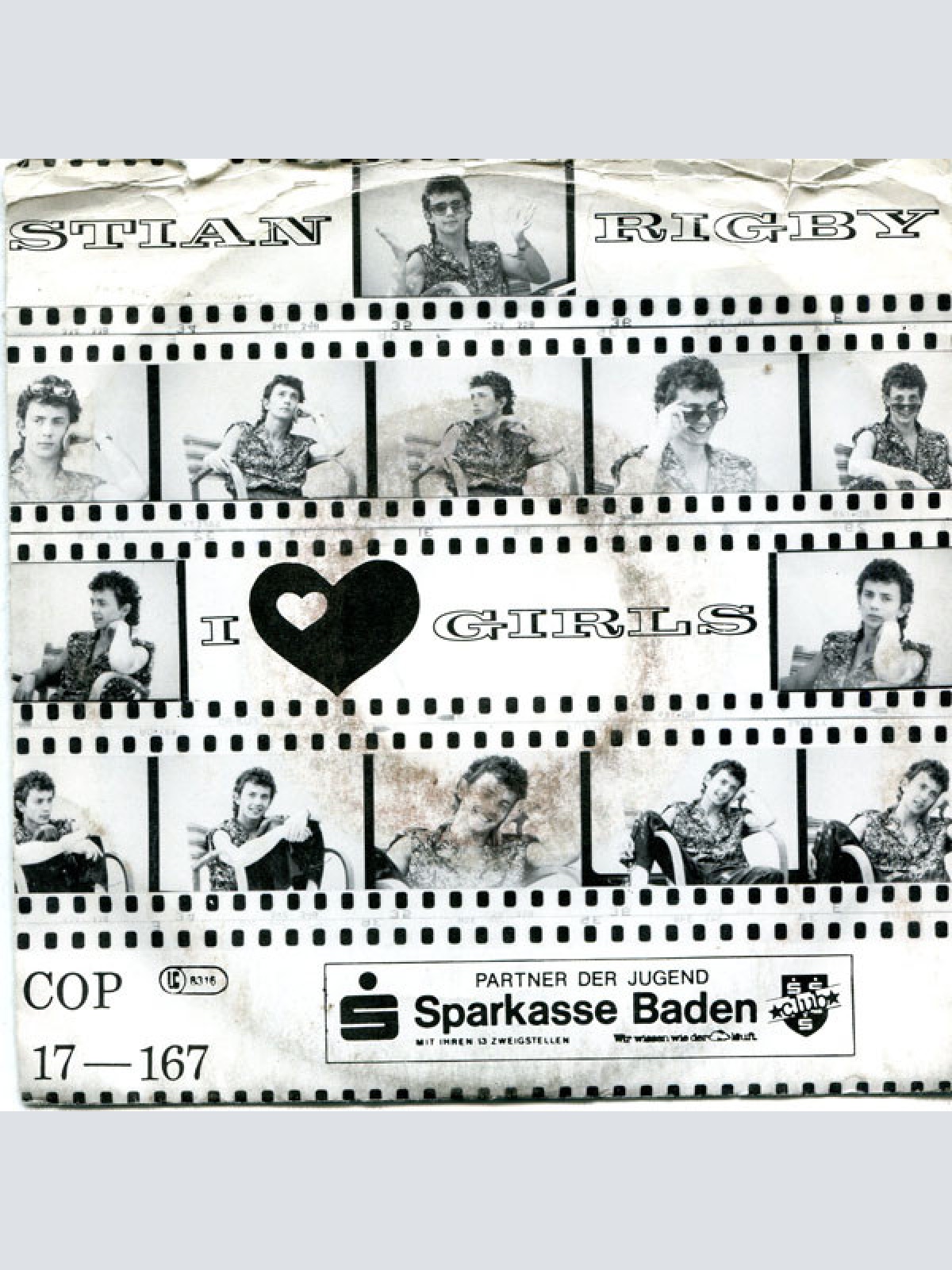 Vinyl / Stian Rigby - I Love Girls