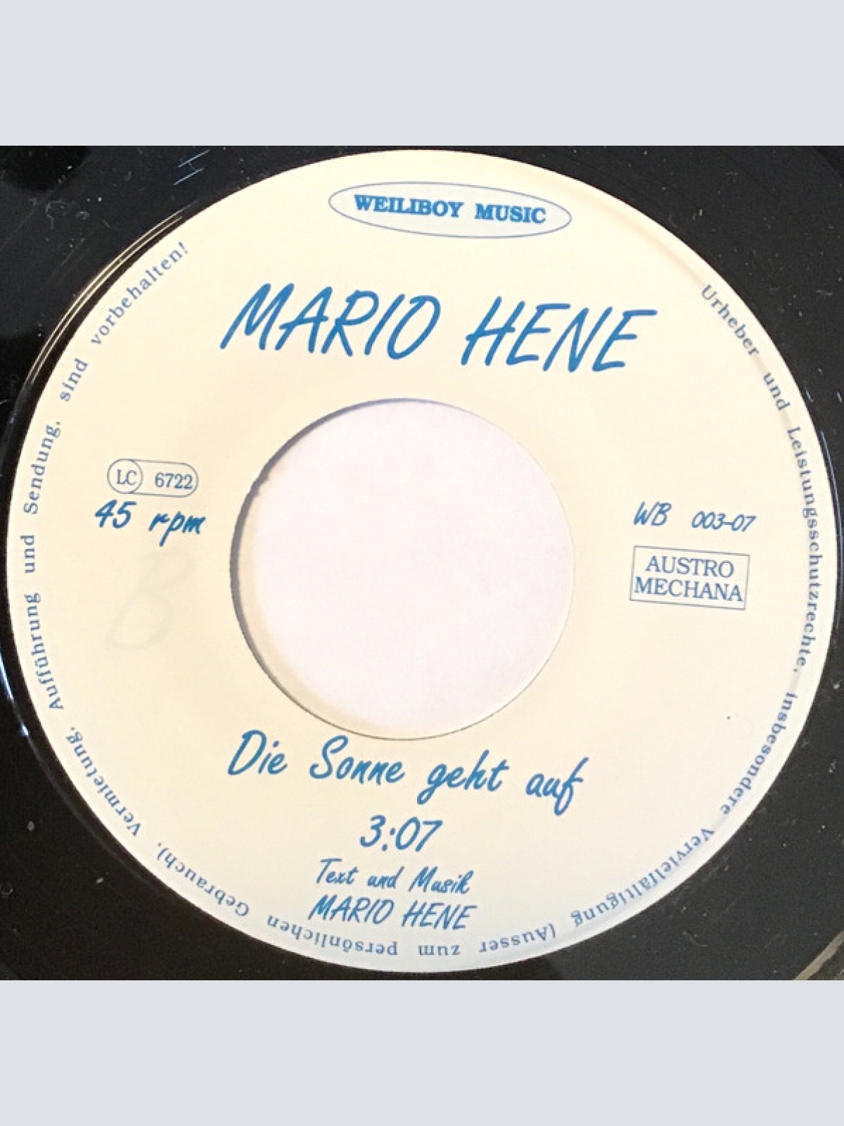 Vinyl / Mario Hené - Jetzt Oder Nie
