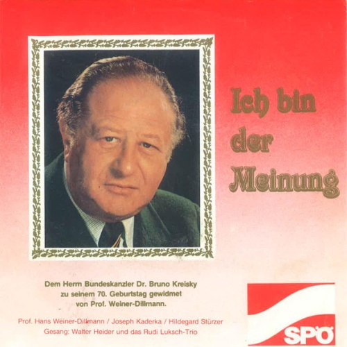 Vinyl / Walter Heider Und Das Rudi Luksch-Trio - Ich Bin Der Meinung