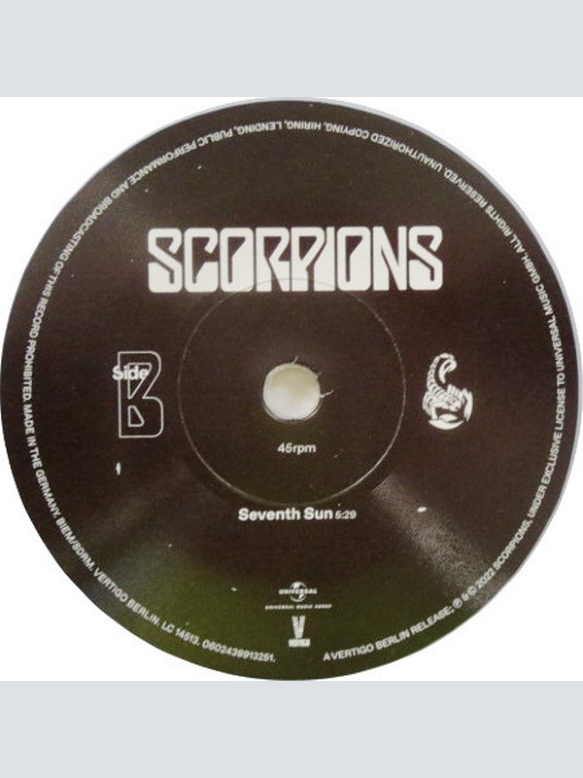 Vinyl / Scorpions - Rock Believer