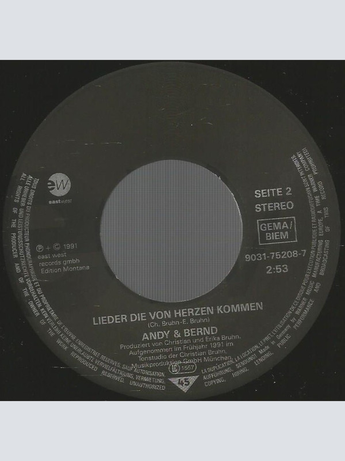 Vinyl / Andy & Bernd* - Ich Bin So Gut Zu Dir