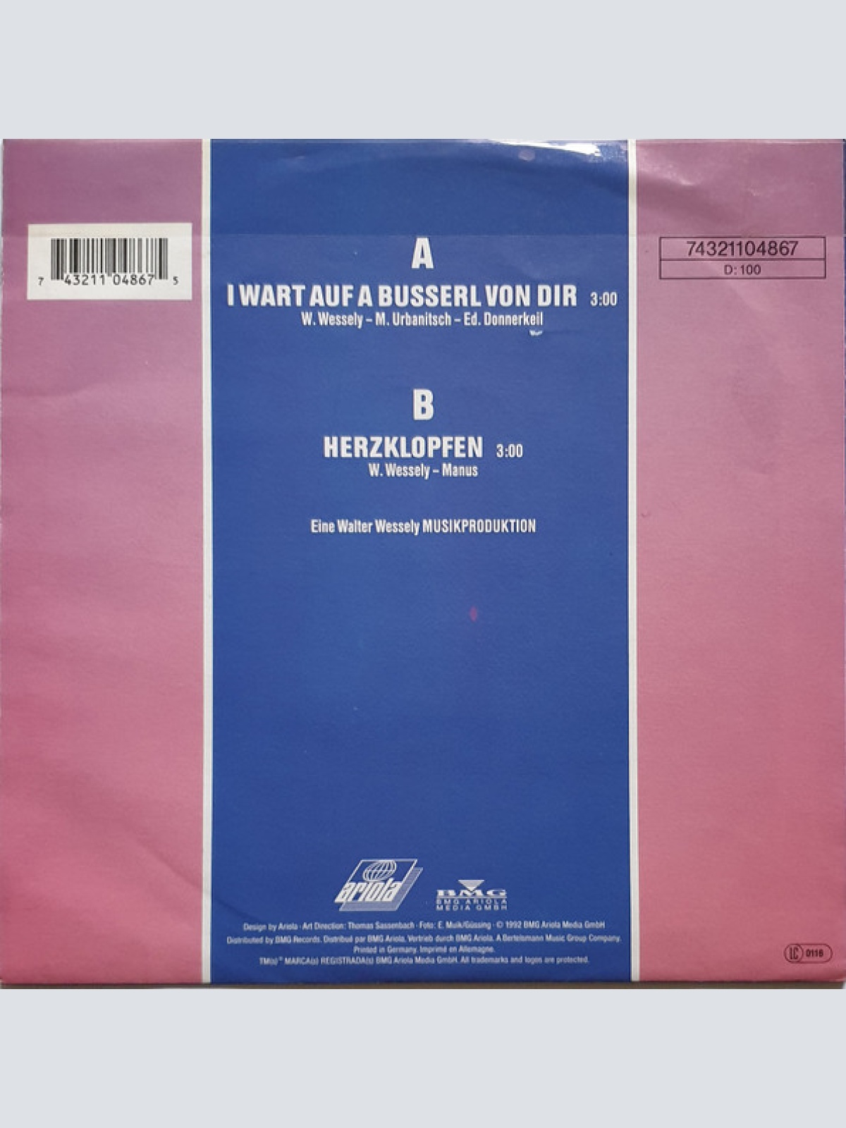 Vinyl / Die Raabtal Dirndln - I Wart Auf A Busserl Von Dir