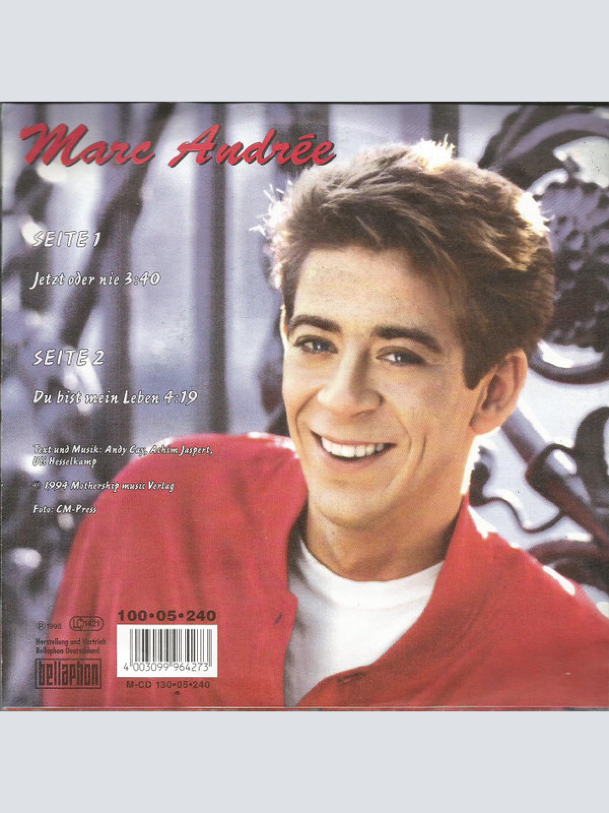 Vinyl / Marc Andrée - Jetzt Oder Nie