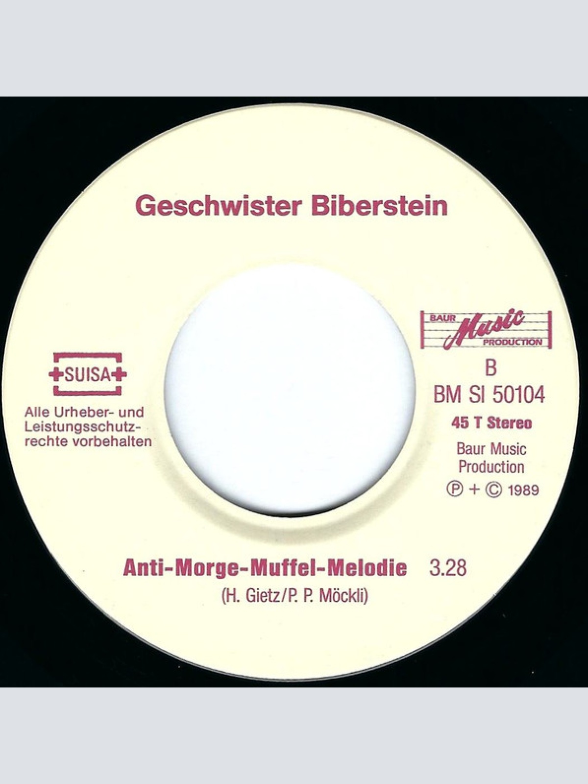 Vinyl / Geschwister Biberstein - Schlächti Luune Darfsch Nid Ha