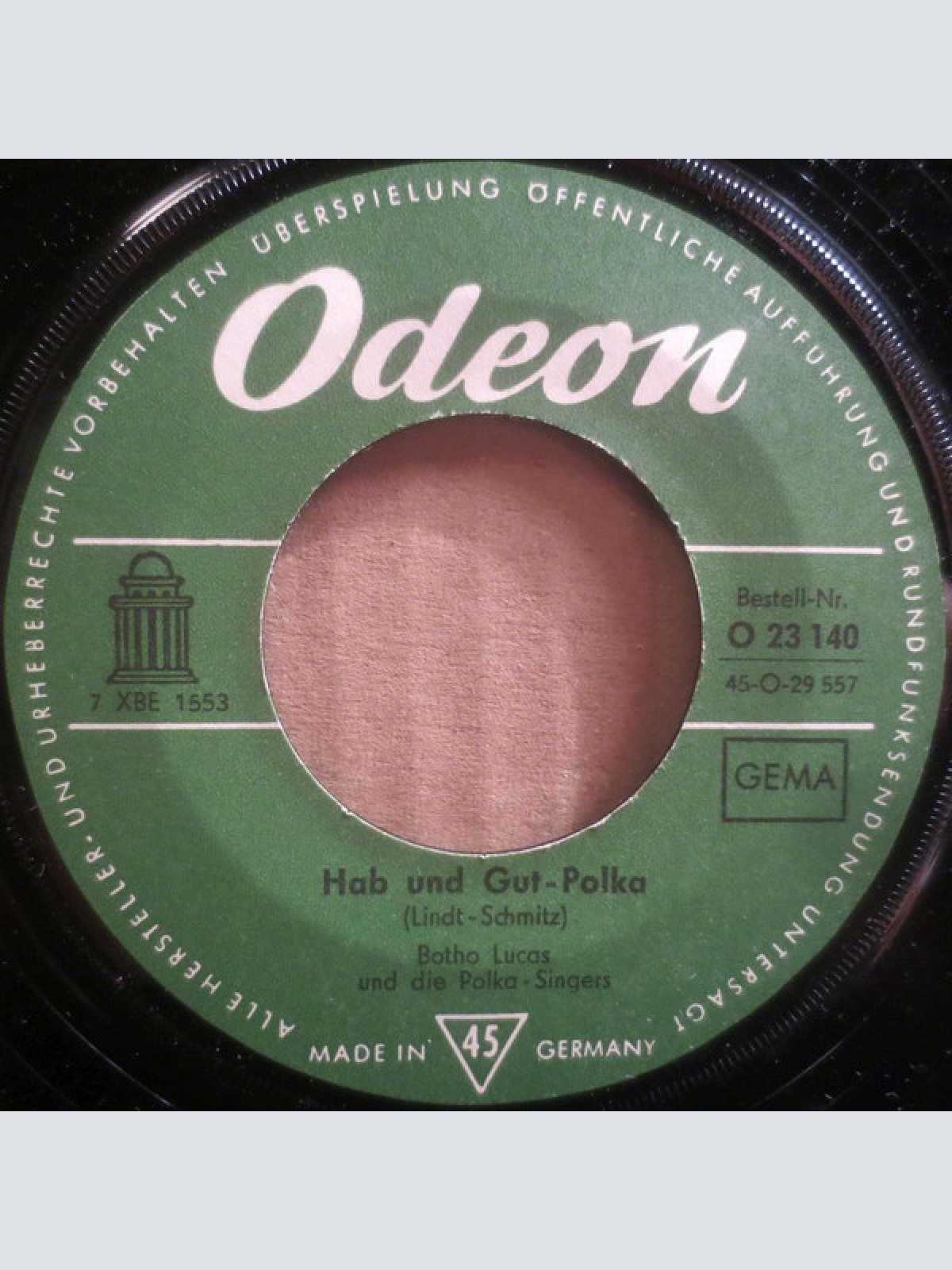 Vinyl / Botho Lucas Und Die Polka-Singers* - Liebe Und Leid-Polka / Hab Und Gut Polka