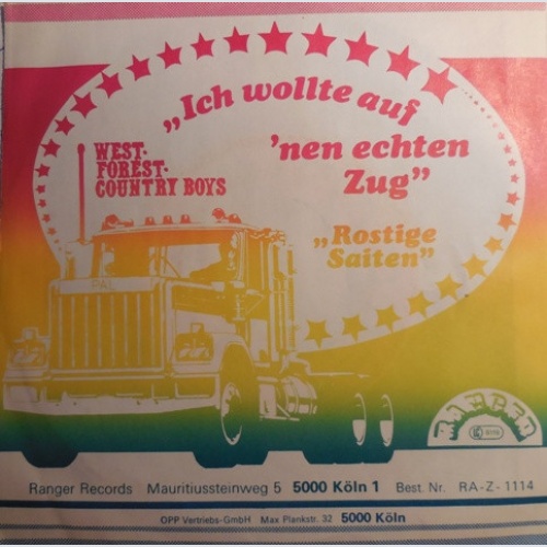 Vinyl / West Forest Country Boys - Ich Wollte Auf `Nen Echten Zug