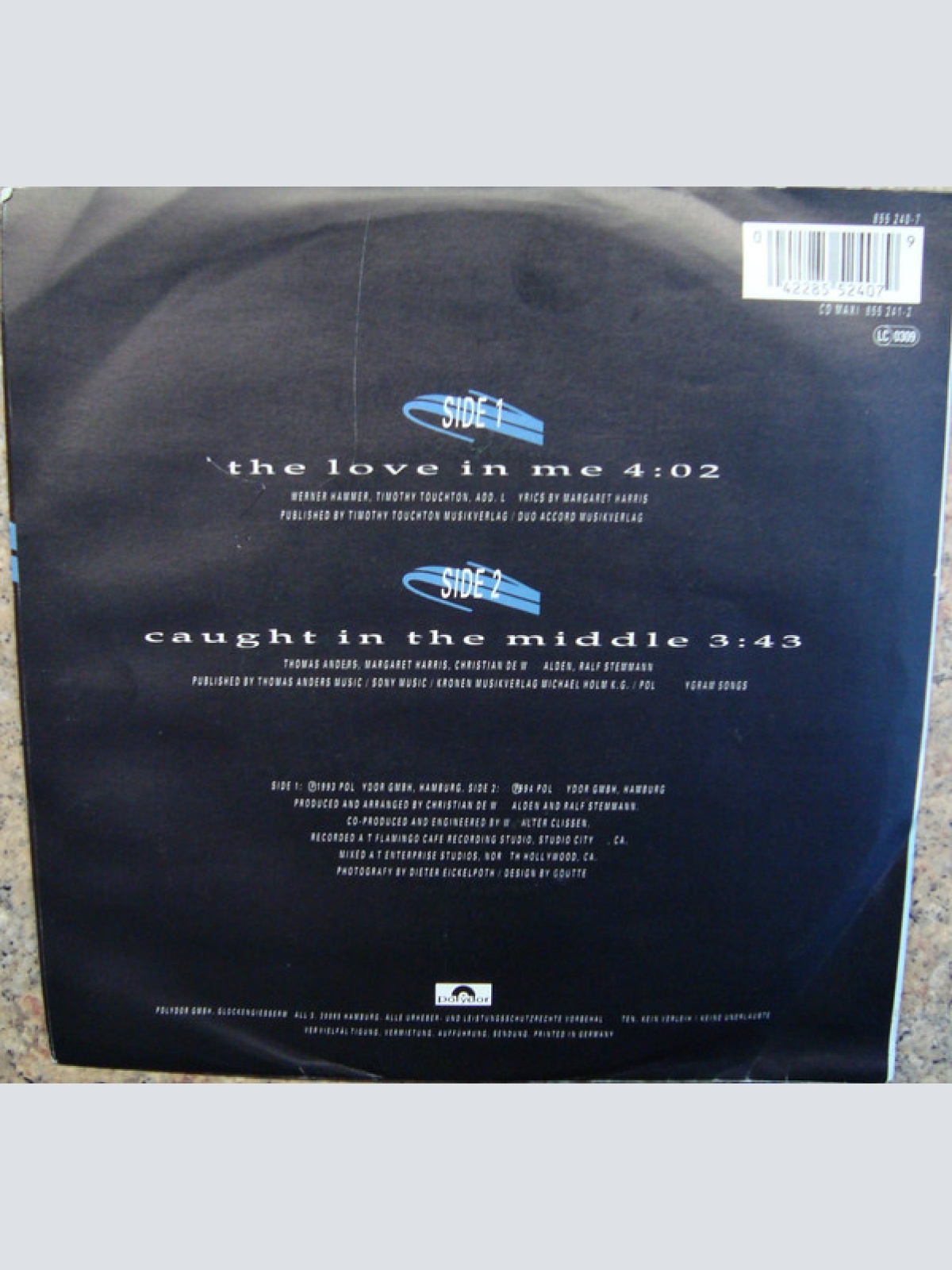 Vinyl / Thomas Anders - The Love In Me