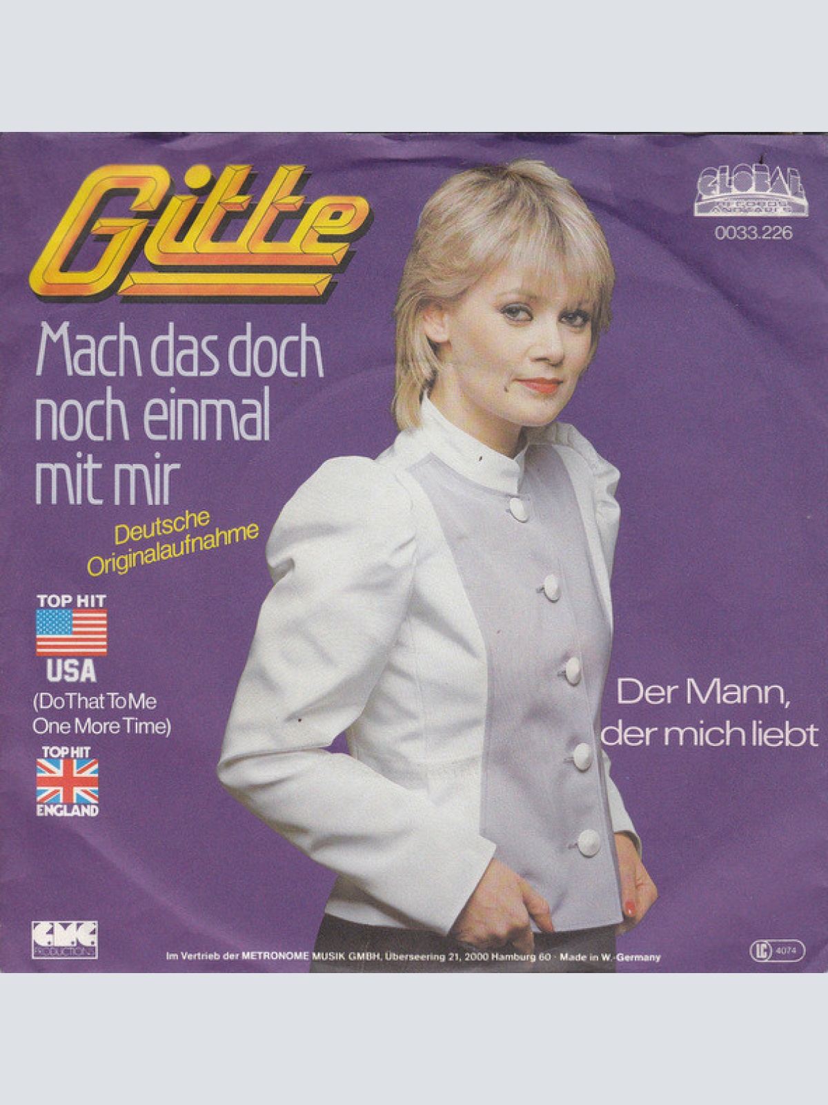 Vinyl / Gitte* - Mach Das Doch Noch Einmal Mit Mir