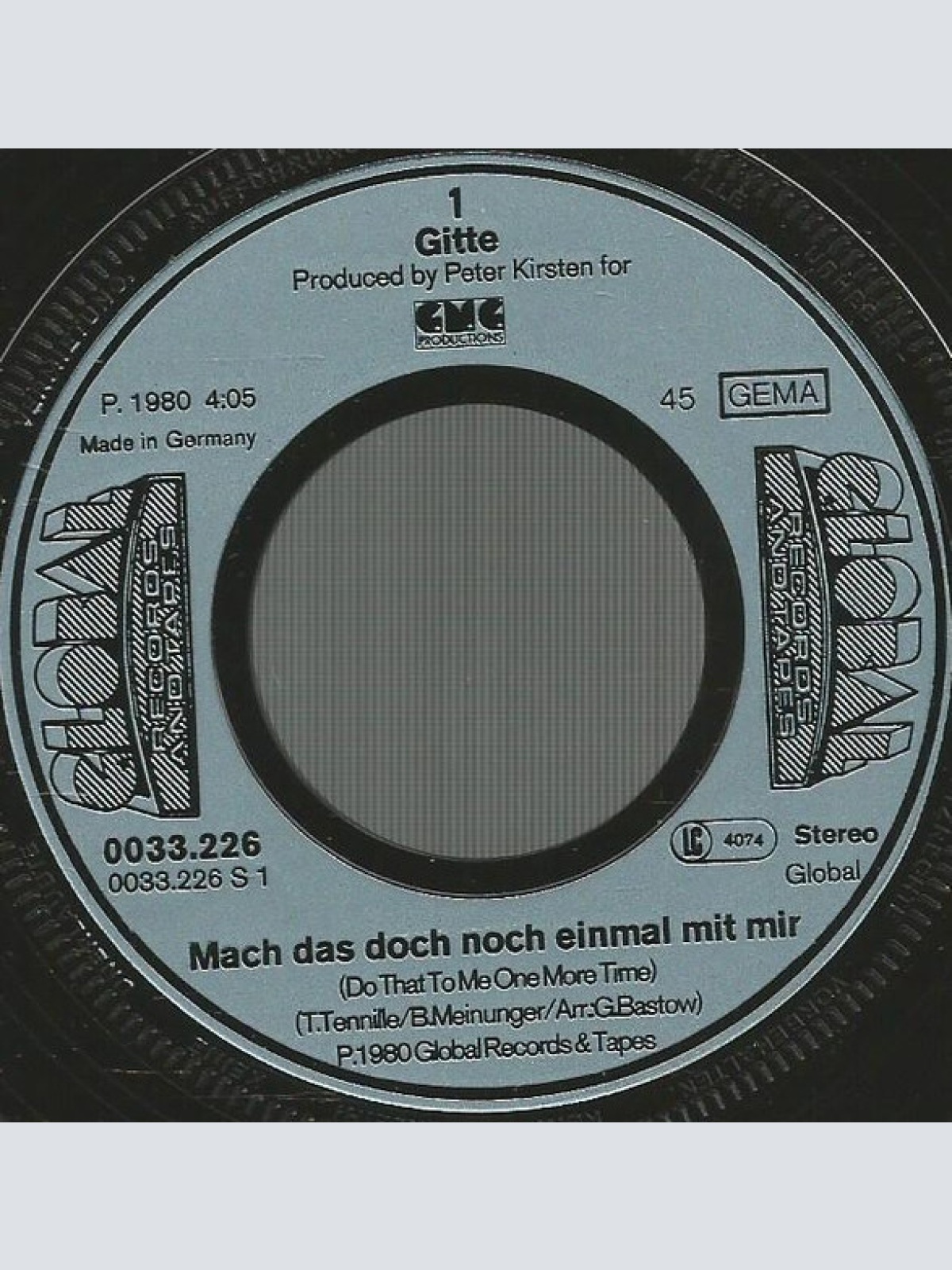 Vinyl / Gitte* - Mach Das Doch Noch Einmal Mit Mir