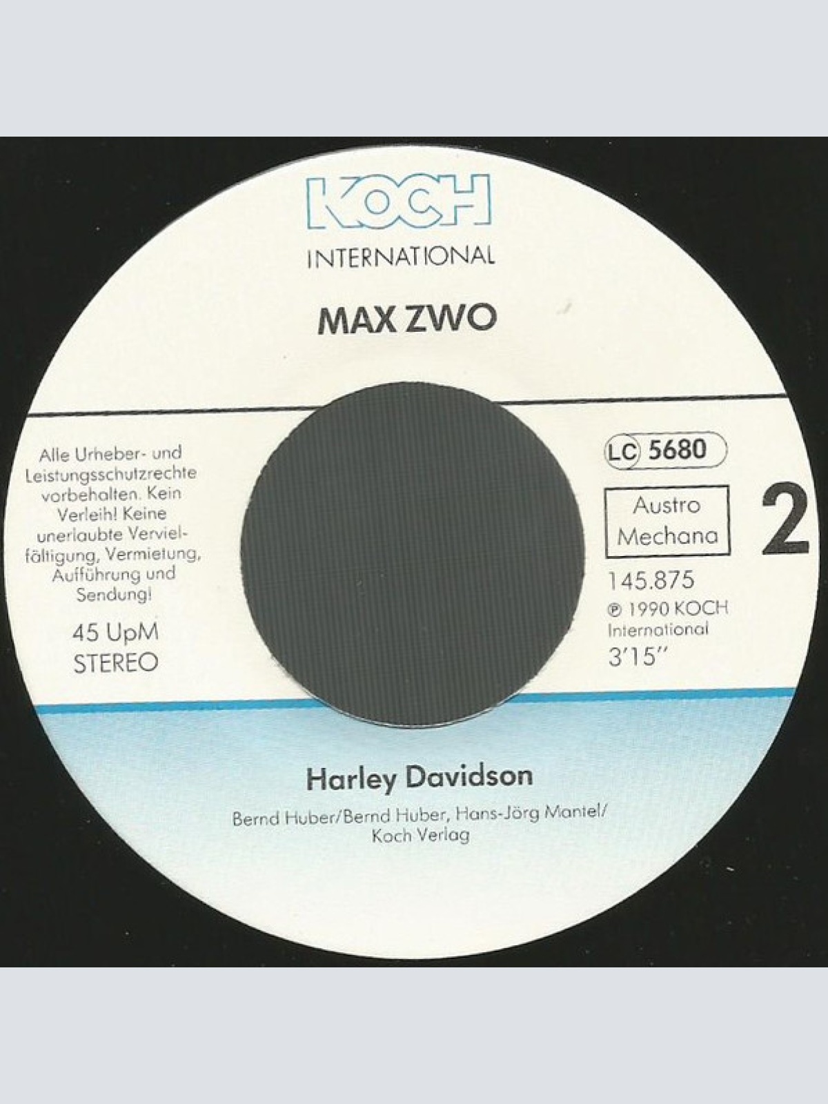 Vinyl / Max Zwo - Die Mad'ln Vom Land