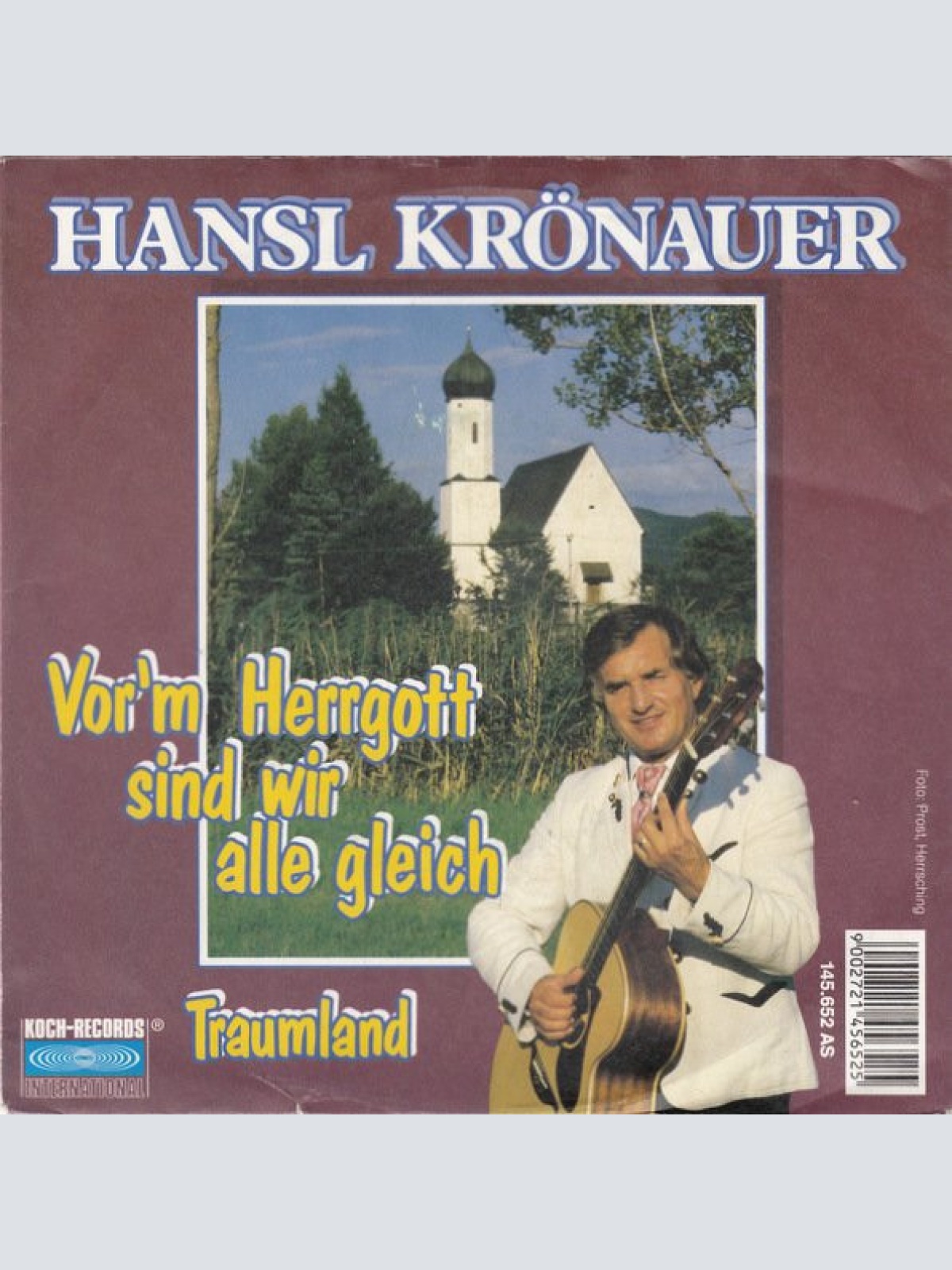 Vinyl / Hansl Krönauer - Vor'm Herrgott Sind Wir Alle Gleich