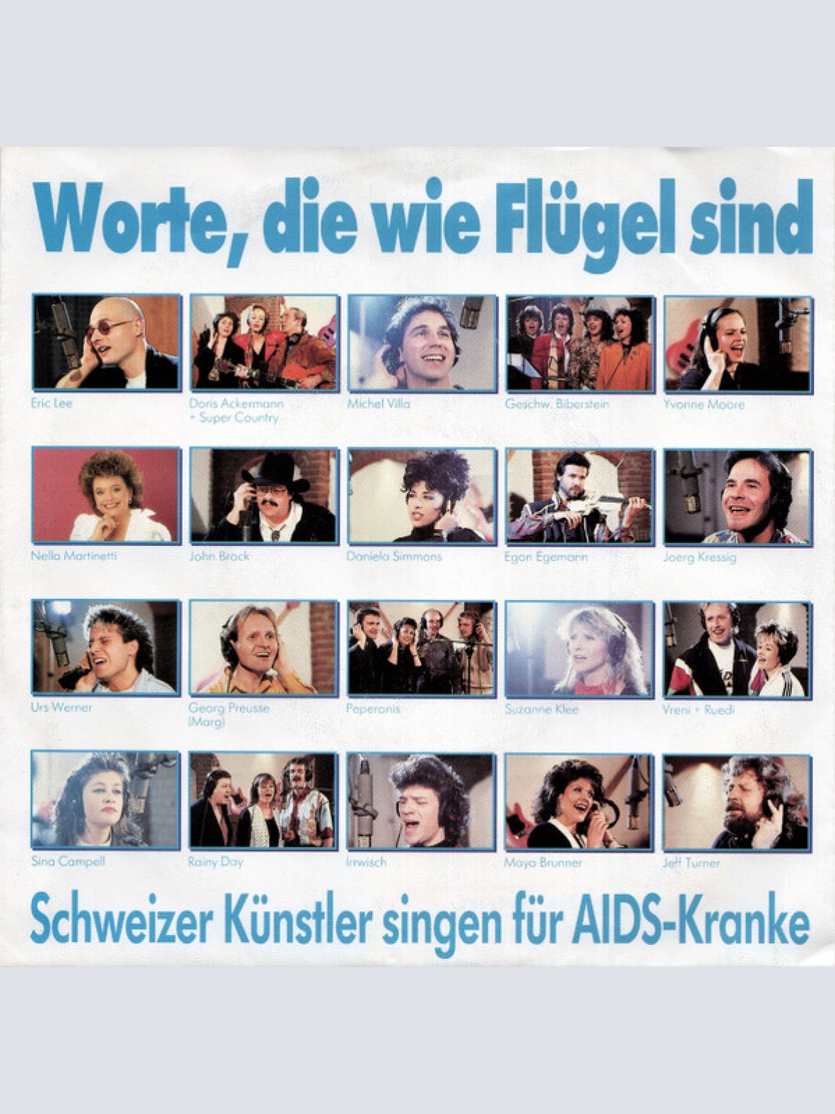 Vinyl / Various - Worte Die Wie Flügel Sind (Schweizer Künstler Singen Für AIDS-Kranke)