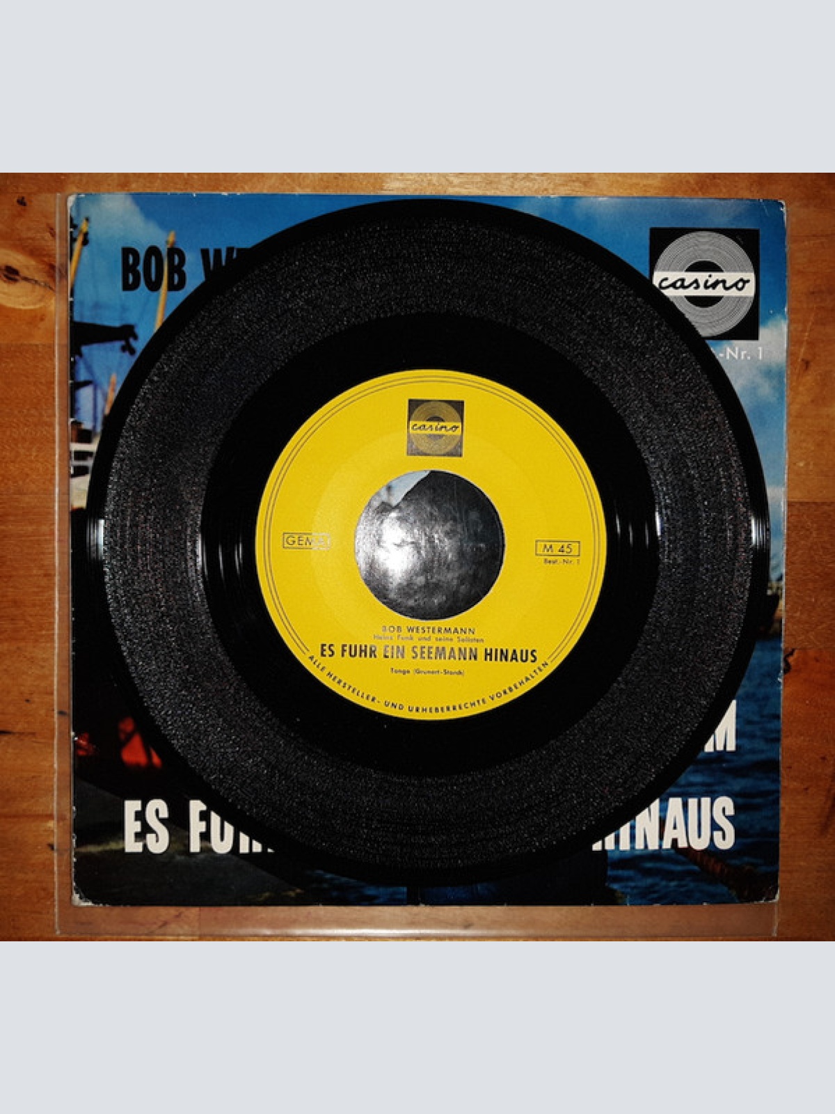 Vinyl / Bob Westermann - Für 'ne Flasche Rum / Es Fuhr Ein Seemann Hinaus