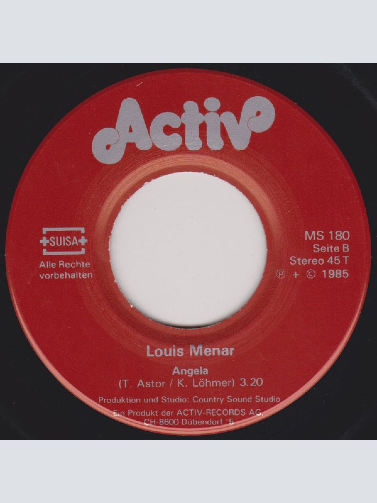 Vinyl / Louis Menar - Du Bist Und Bleibst Mein Einziger Gedanke / Angela