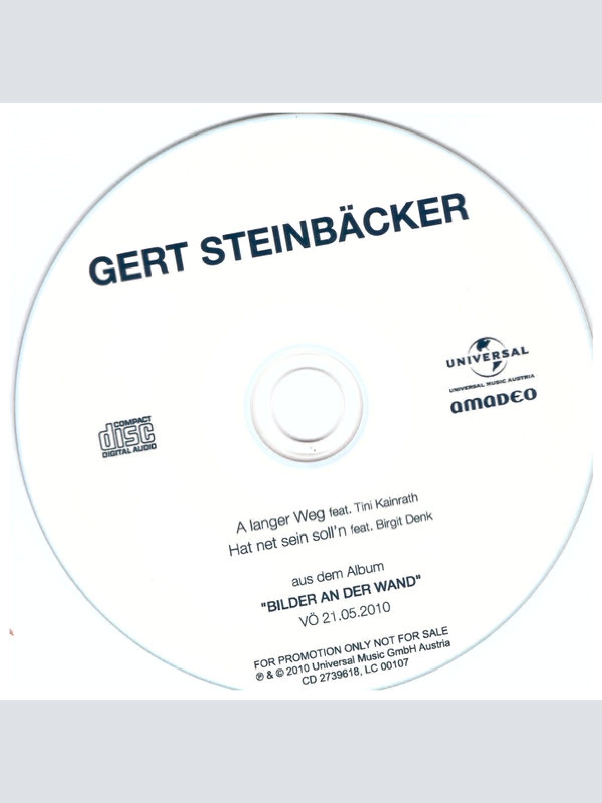 CD / Gert Steinbäcker - A Langer Weg