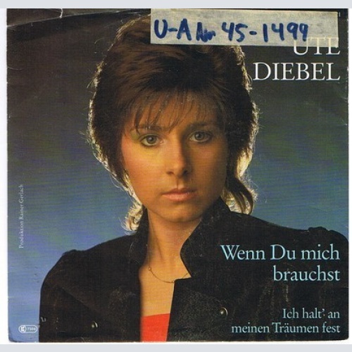 Vinyl / Ute Diebel - Wenn Du Mich Brauchst
