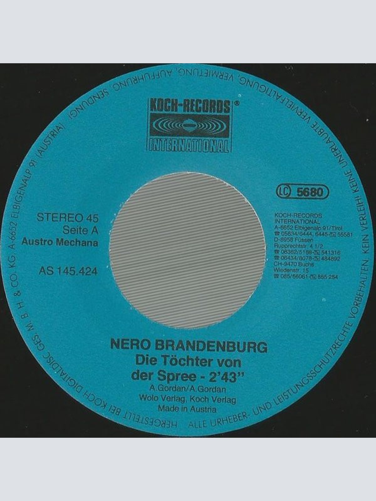 Vinyl / Nero Brandenburg - Die Töchter Von Der Spree