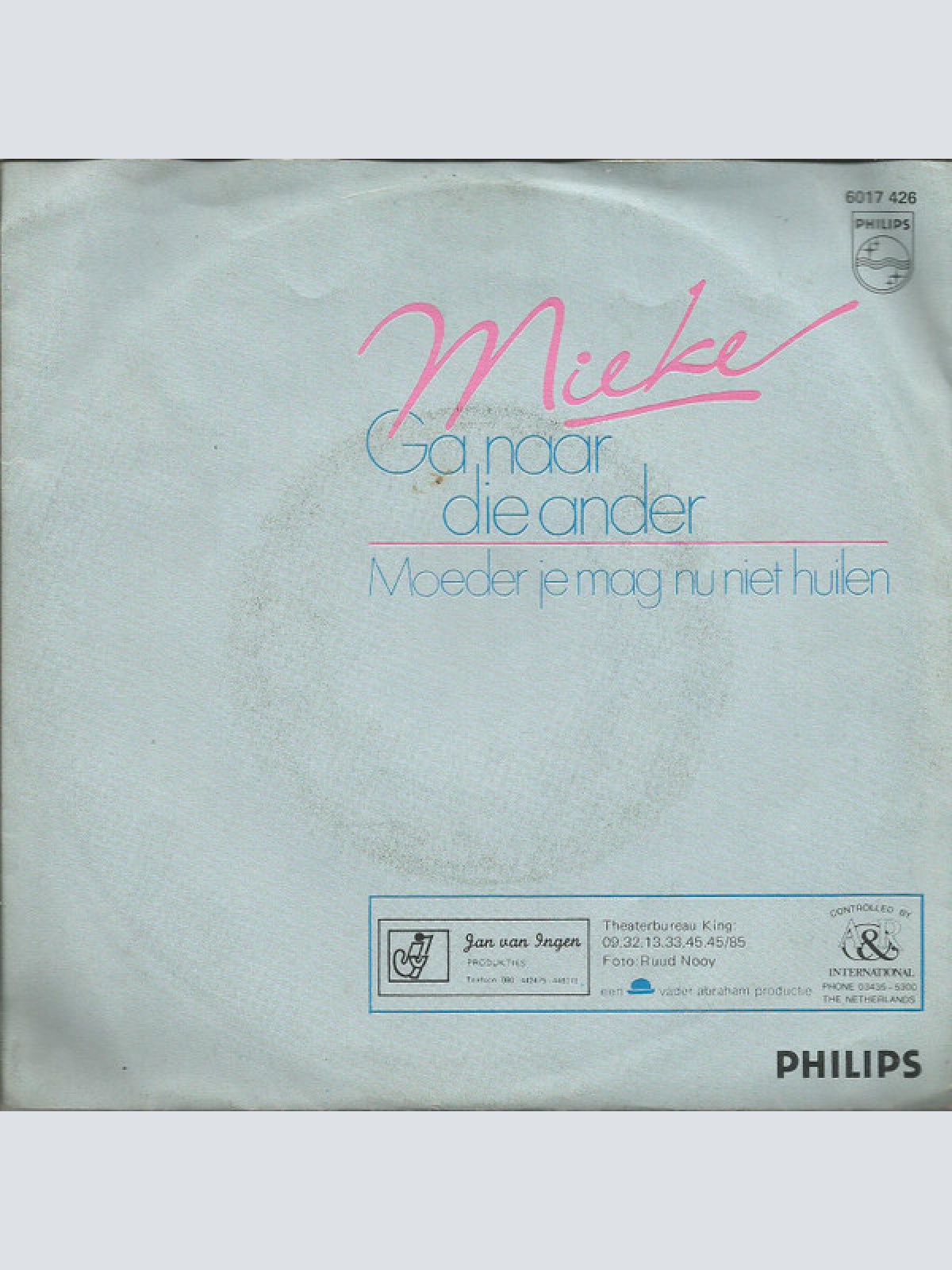 Vinyl / Mieke - Ga Naar Die Ander