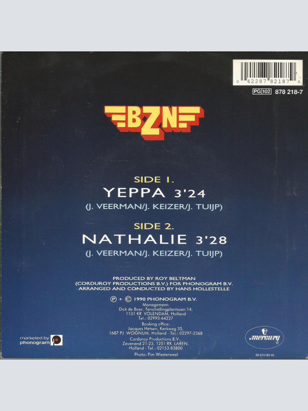 Vinyl / BZN - Yeppa