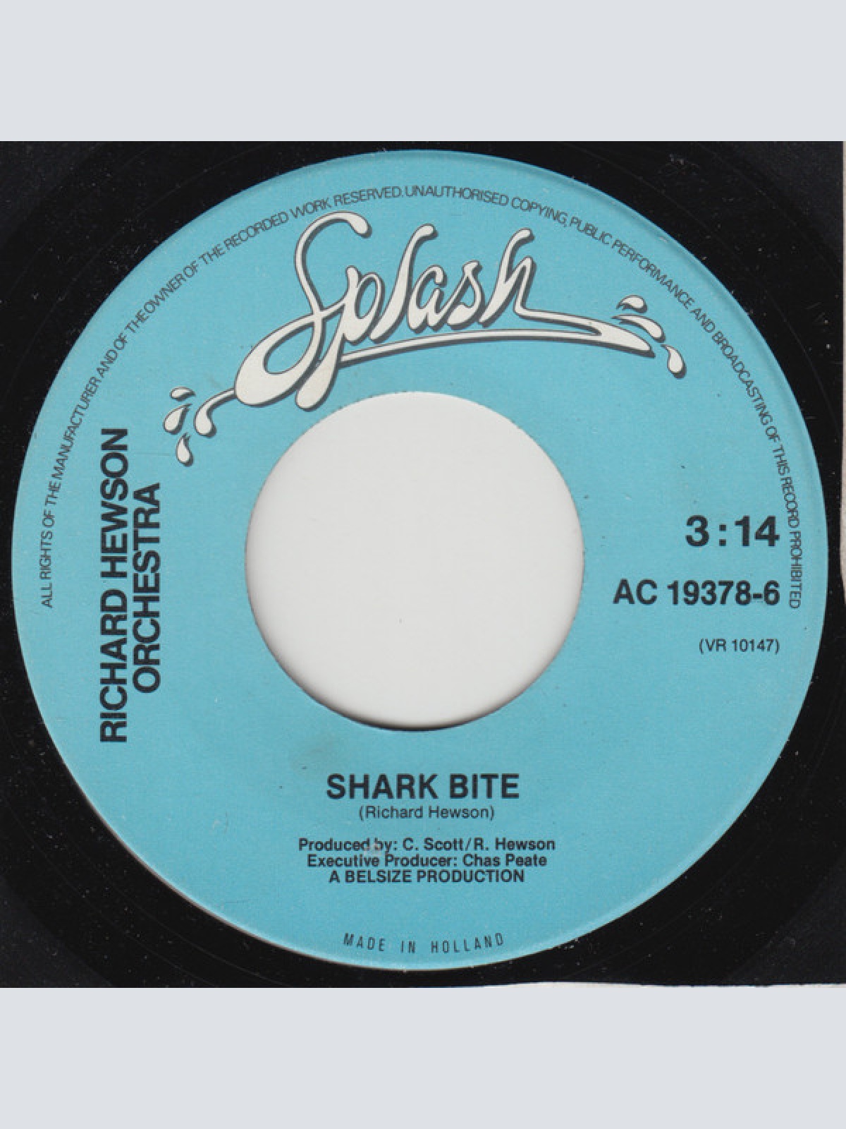 Vinyl / Richard Hewson Orchestra* - Shark Bite