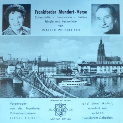 Vinyl / Liesel Christ & Walter Weisbecker - Frankfurter Mundart-Verse