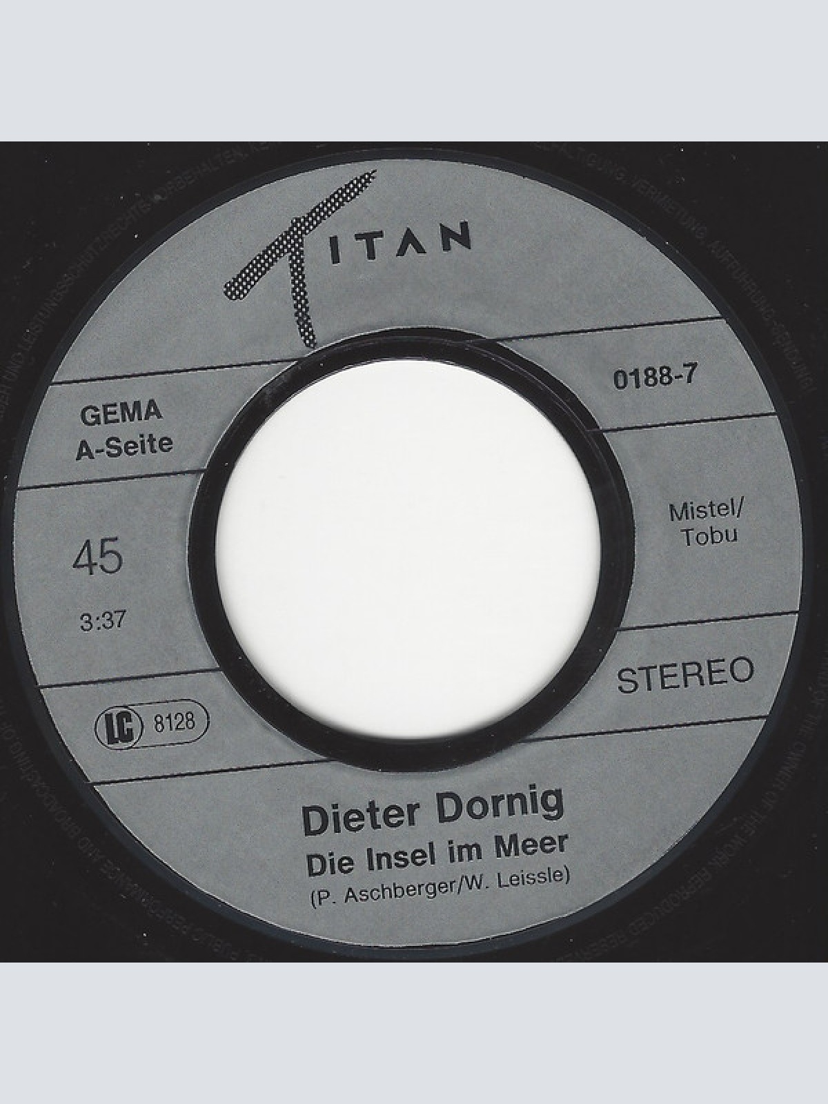 Vinyl / Dieter Dornig - Die Insel Im Meer