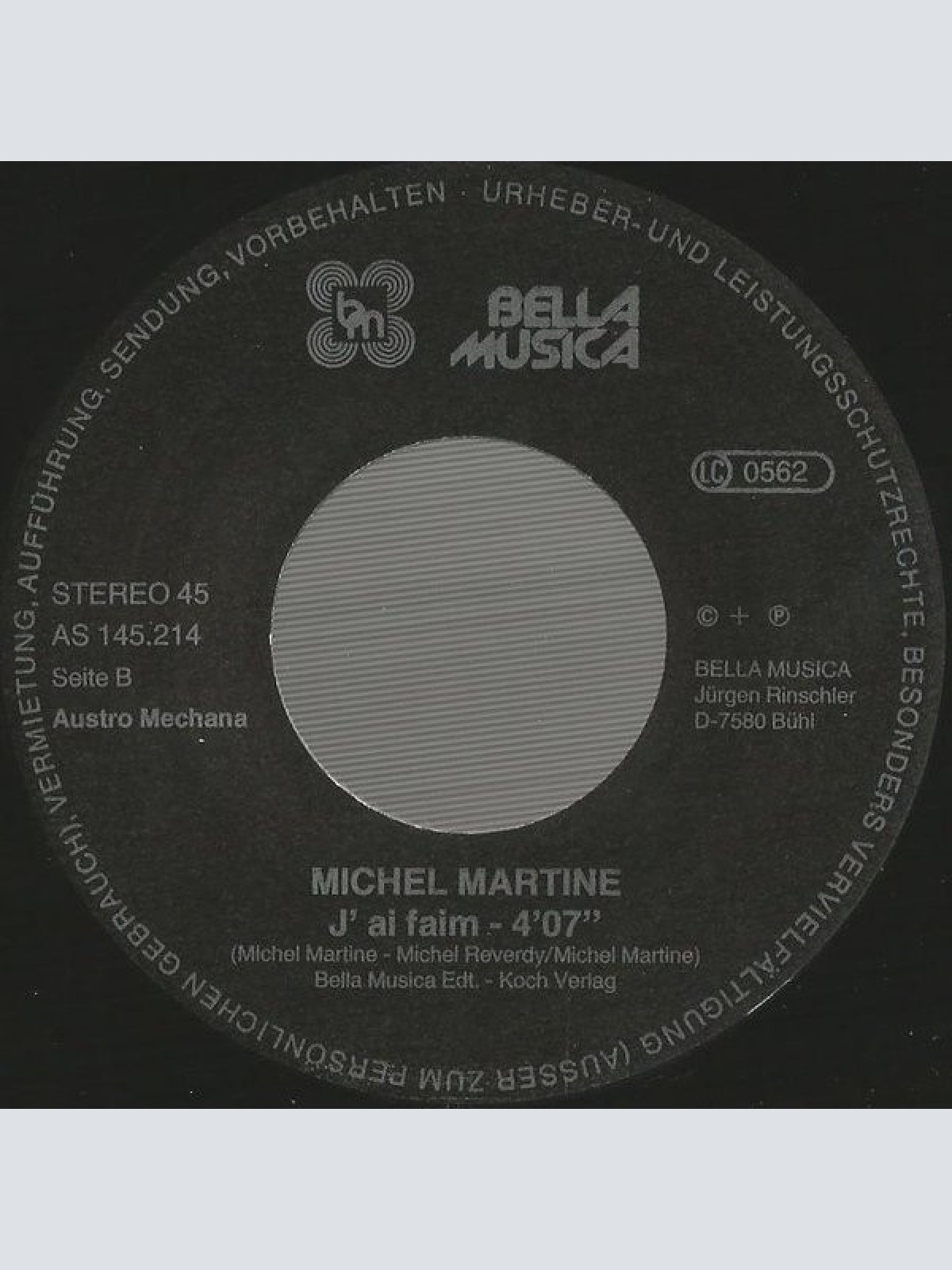 Vinyl / Michel Martine - Lucy
