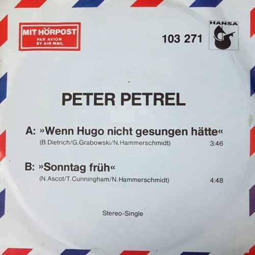 Vinyl / Peter Petrel - Wenn Hugo Nicht Gesungen Hätte