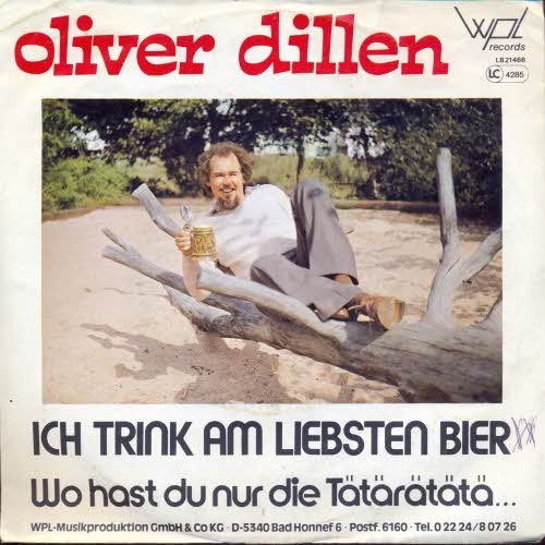 Vinyl / Oliver Dillen - Ich Trinke Am Liebsten Bier